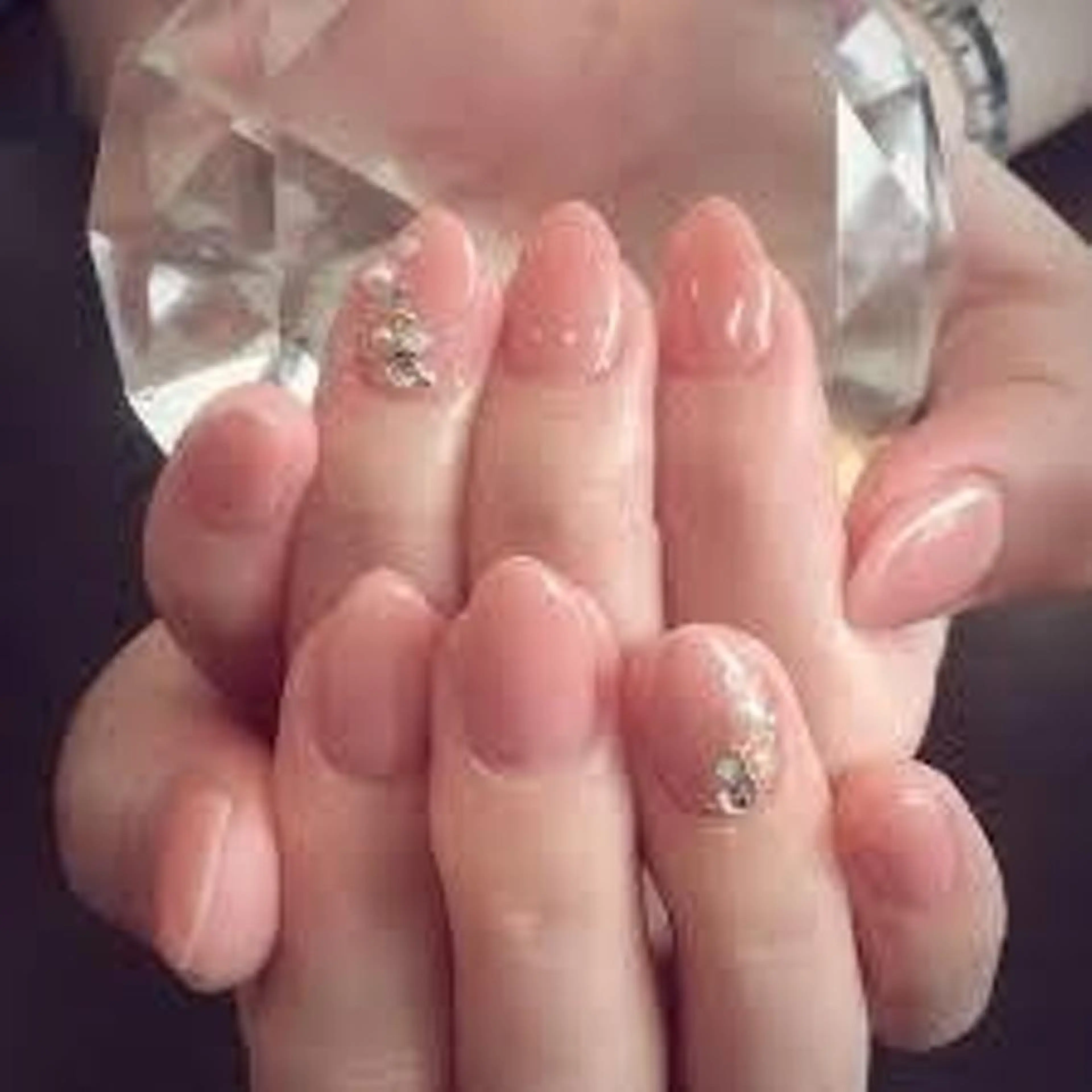 ワンカラー（オフあり）ストーン10粒無料の写真