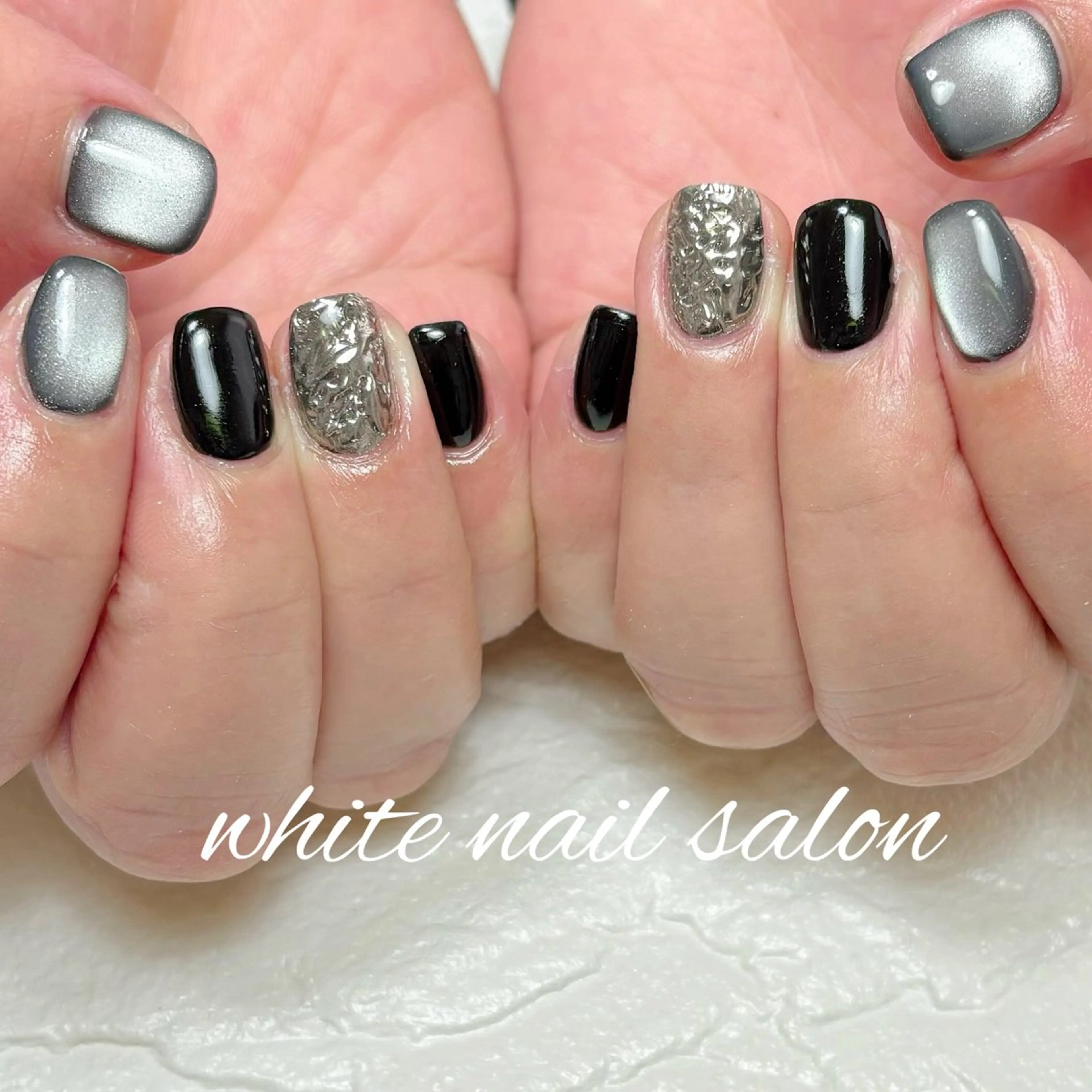 ネイル 持ち込み ホワイト ハンドネイル white nail salonのネイルデザイン