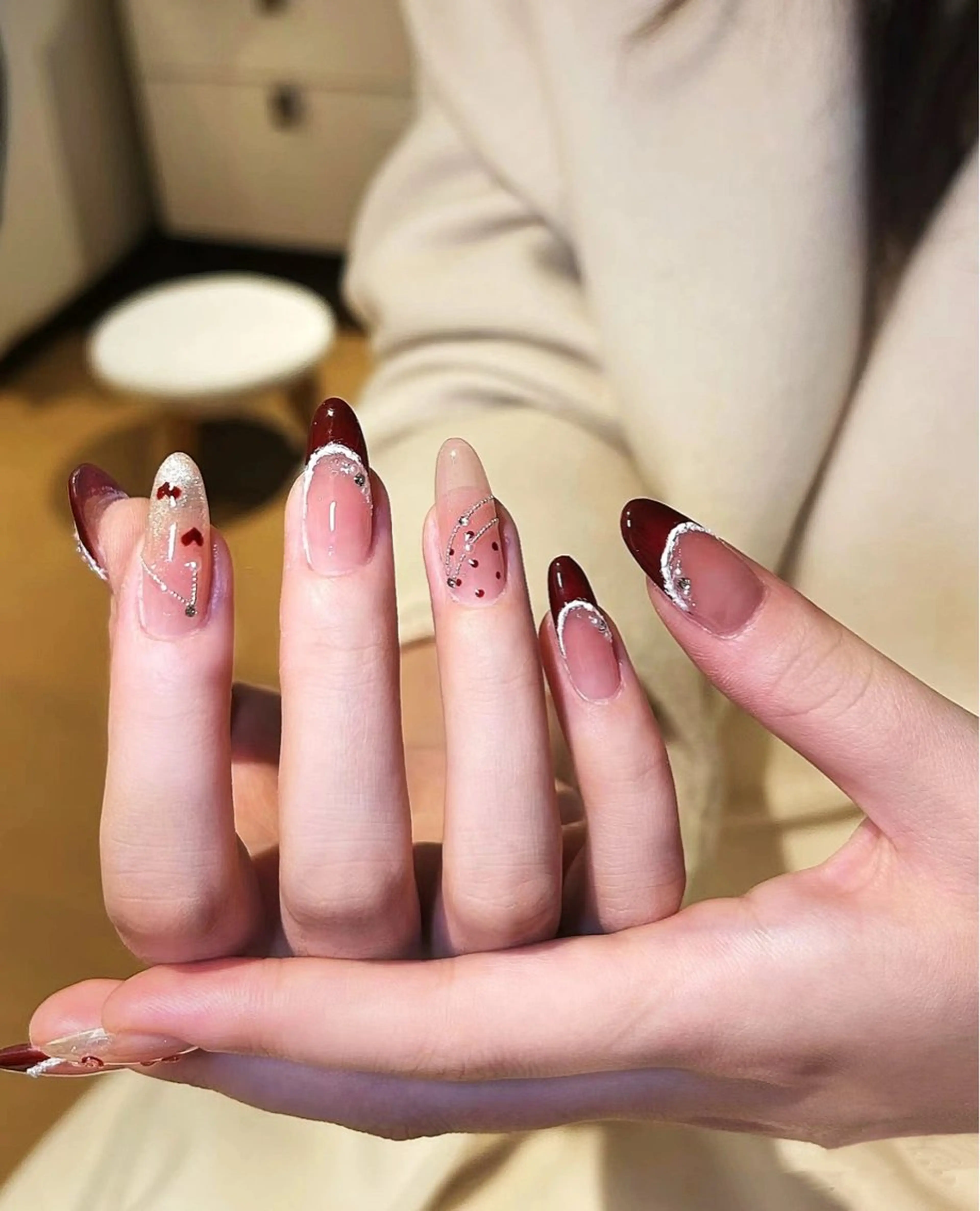 カラー ハンドネイル 絢佳 nailのネイルデザイン