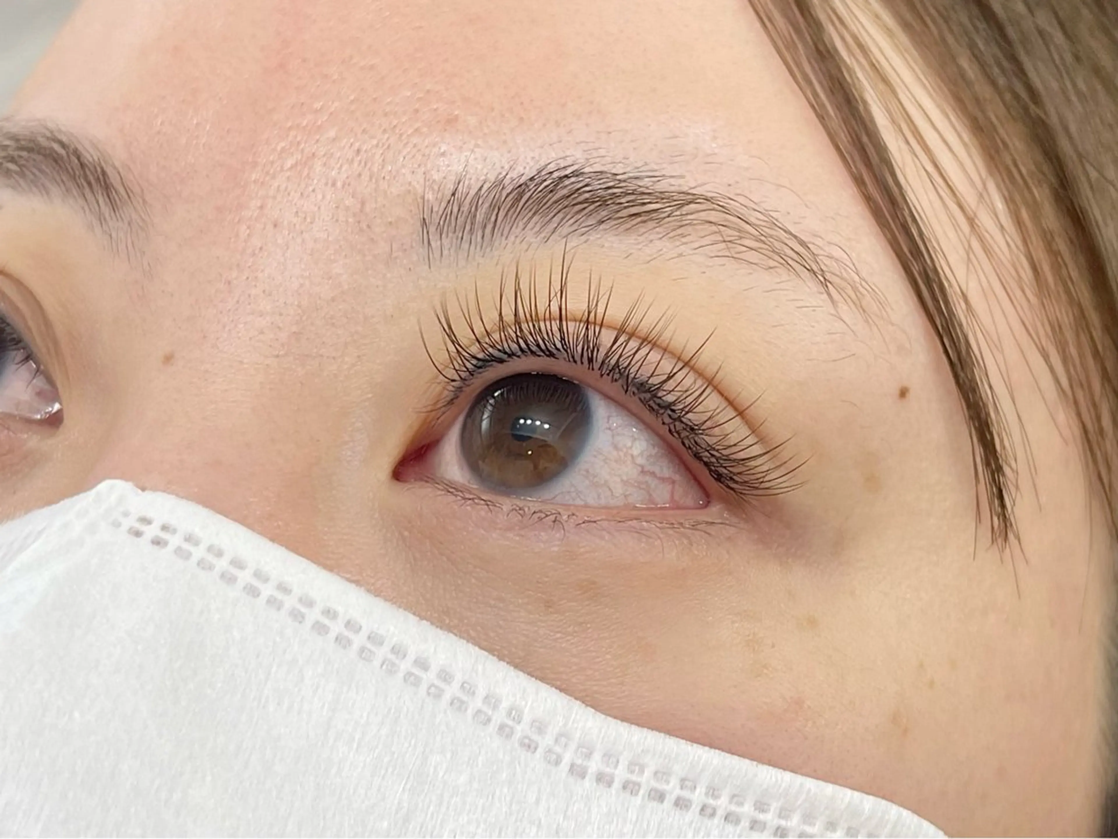 マツエク・マツパ カラーマツエク フラットラッシュ マツエク 大森 オオモリのマツエク・マツパデザイン