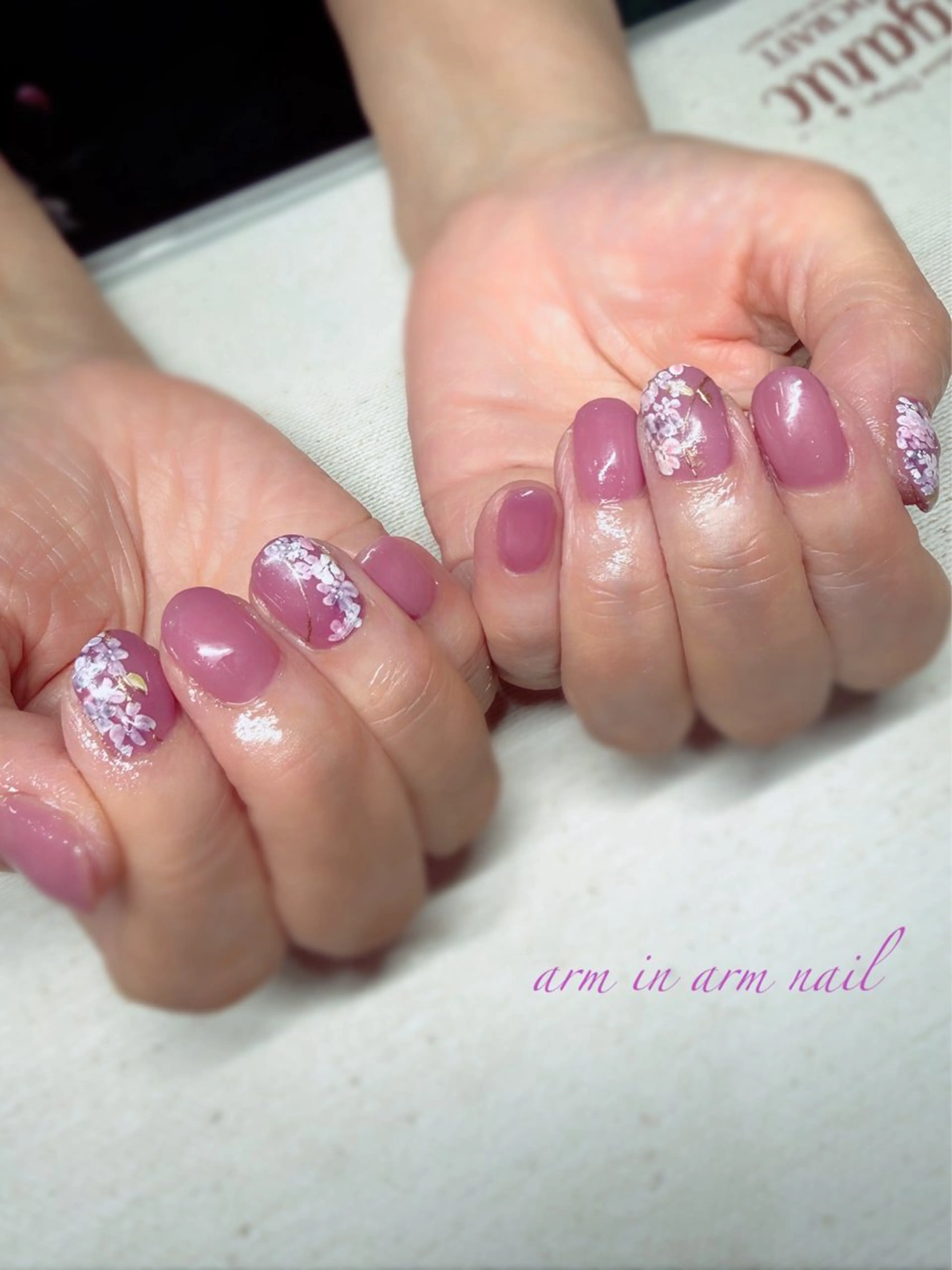 ネイル arm in arm ︎✿Yamamotoのマツエク・マツパデザイン