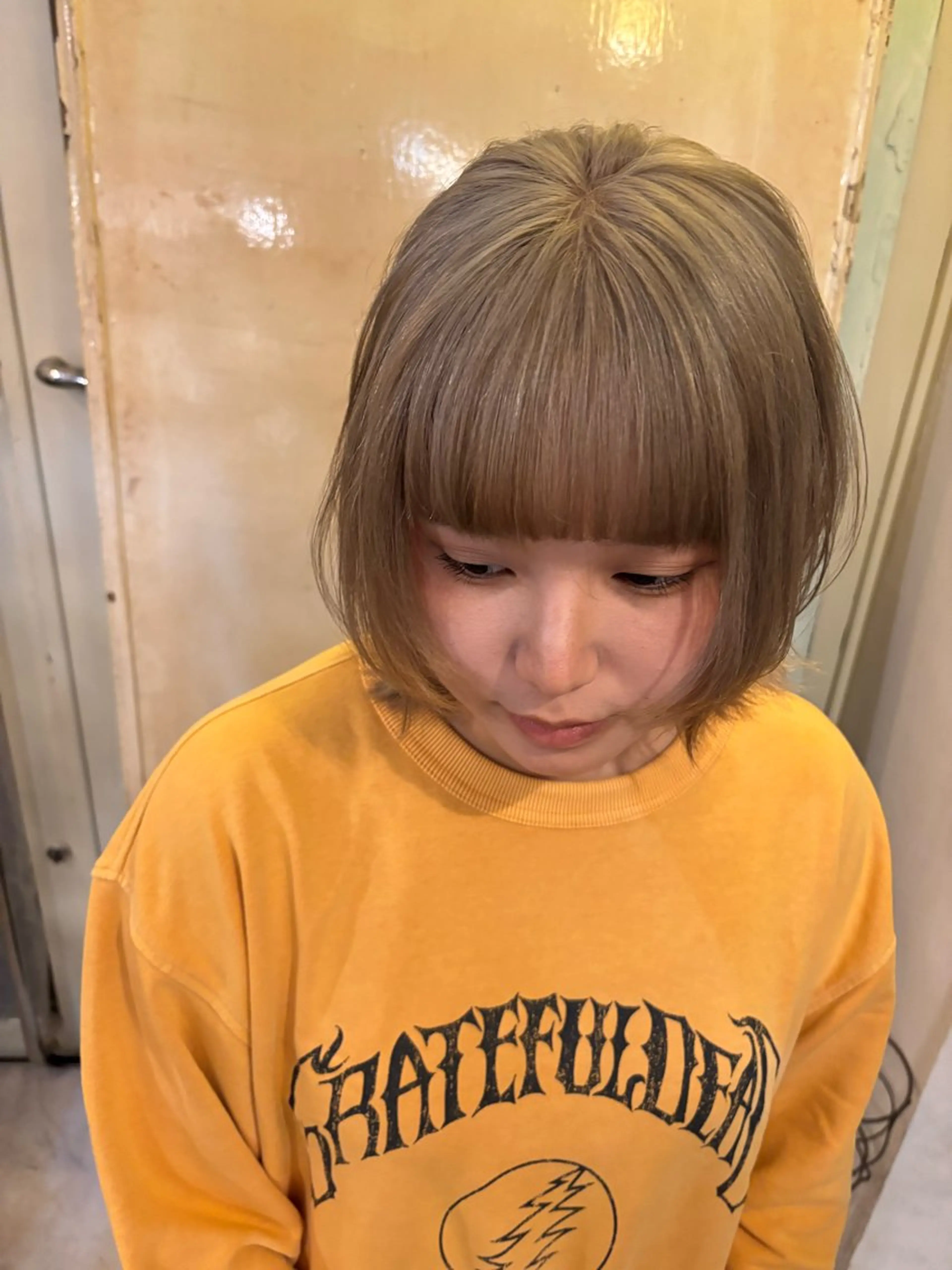 ショート ヘアカラー ヒラカホ/ ブリーチ/似合わせのヘアスタイル