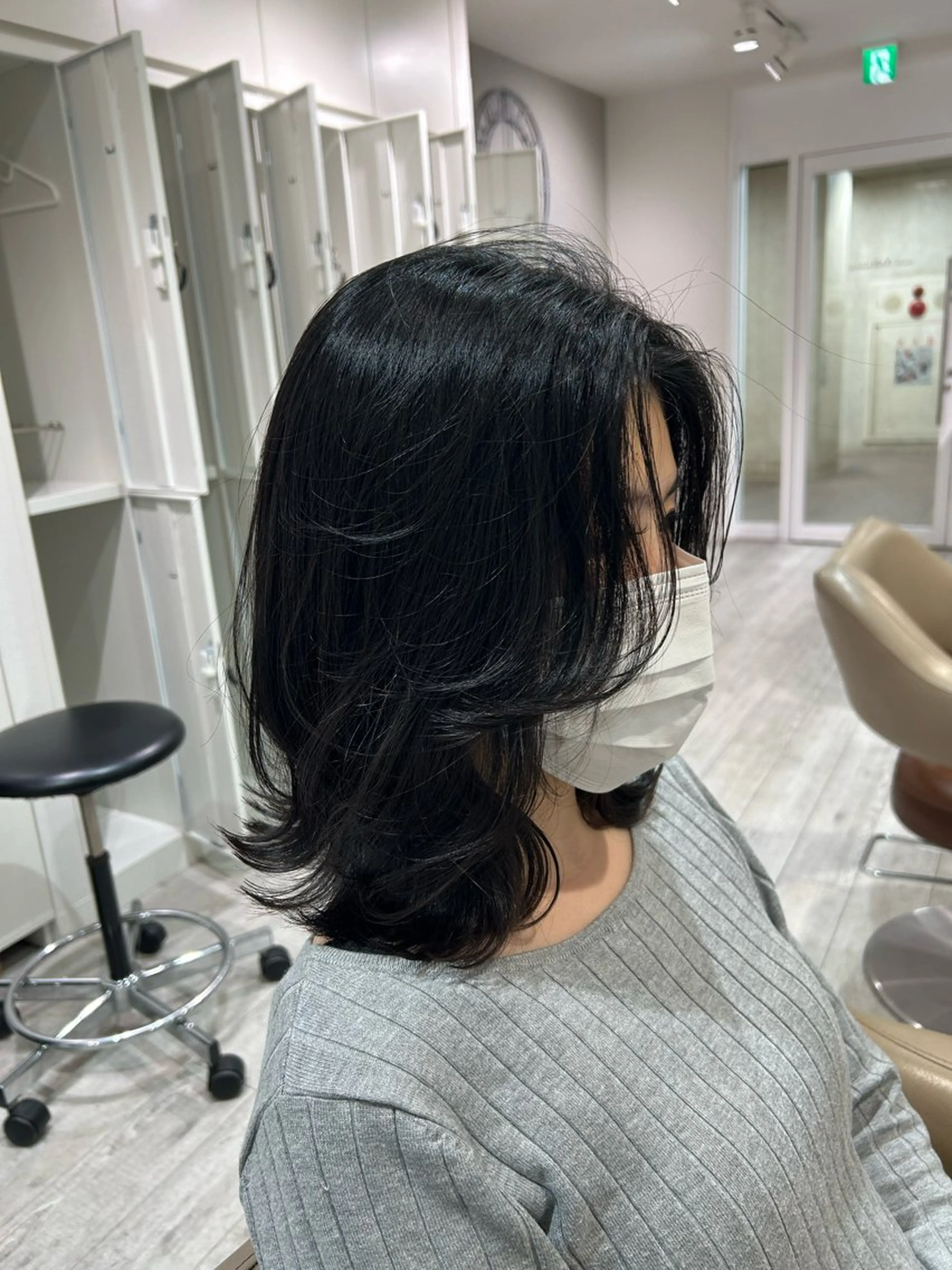 ミディアム Akane🤎 ash本八幡のヘアスタイル