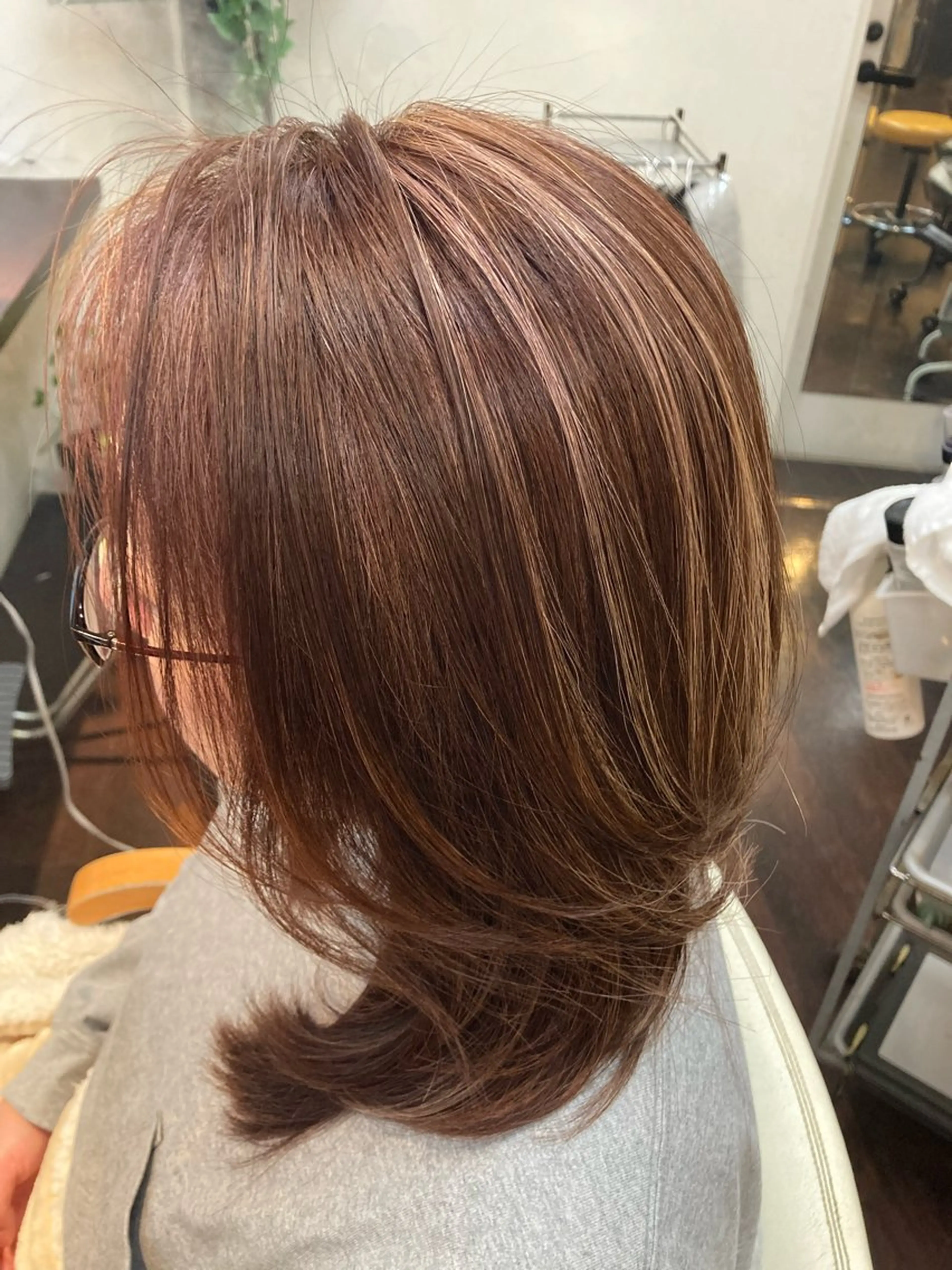 セミロング かきあげバング レイヤーカット ローレイヤー GOTODAY Ａrc店所属・大川 由江のその他イメージ