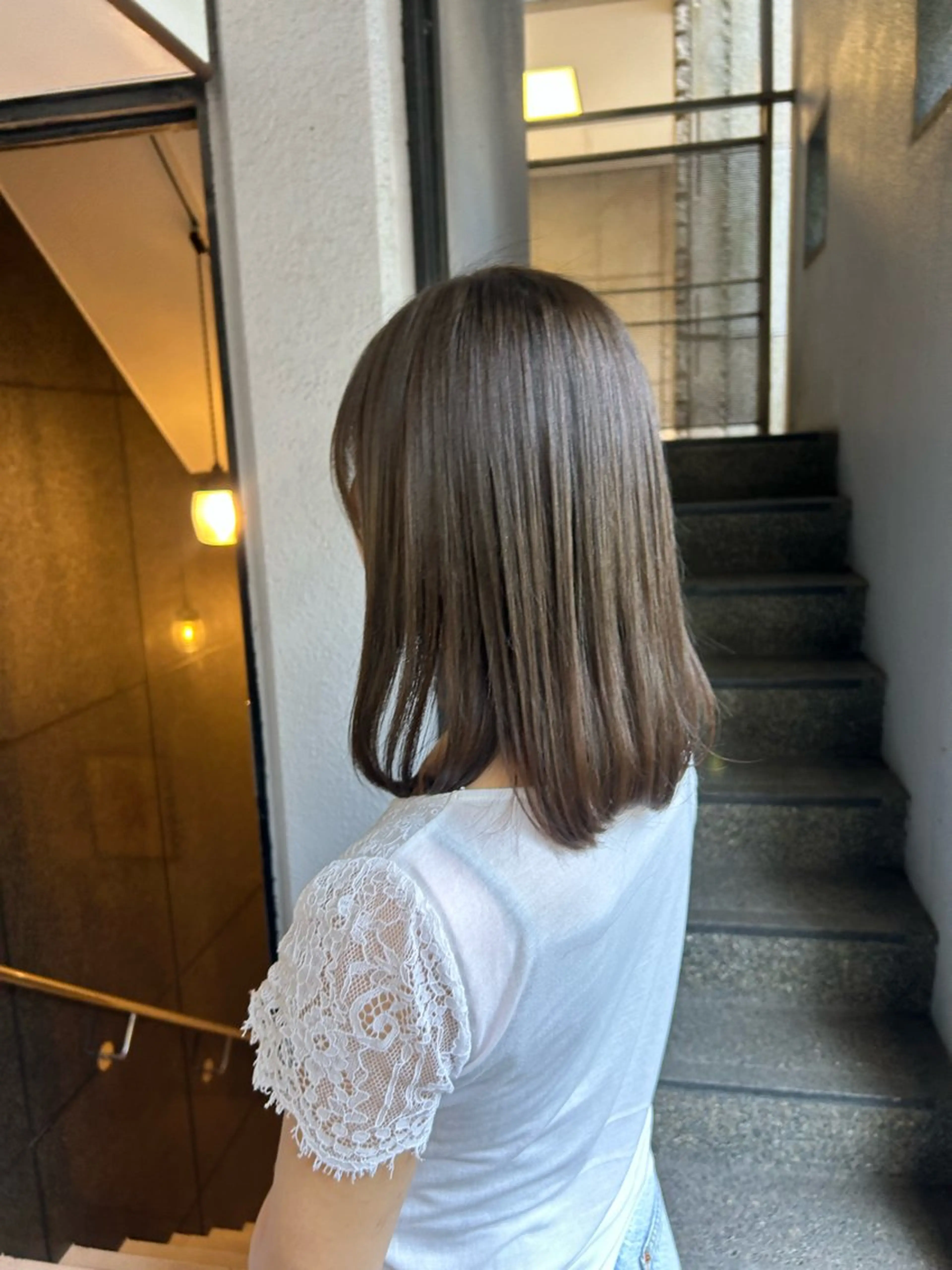 セミロング カラー 原宿/透明感カラー 🌴yacoのヘアスタイル