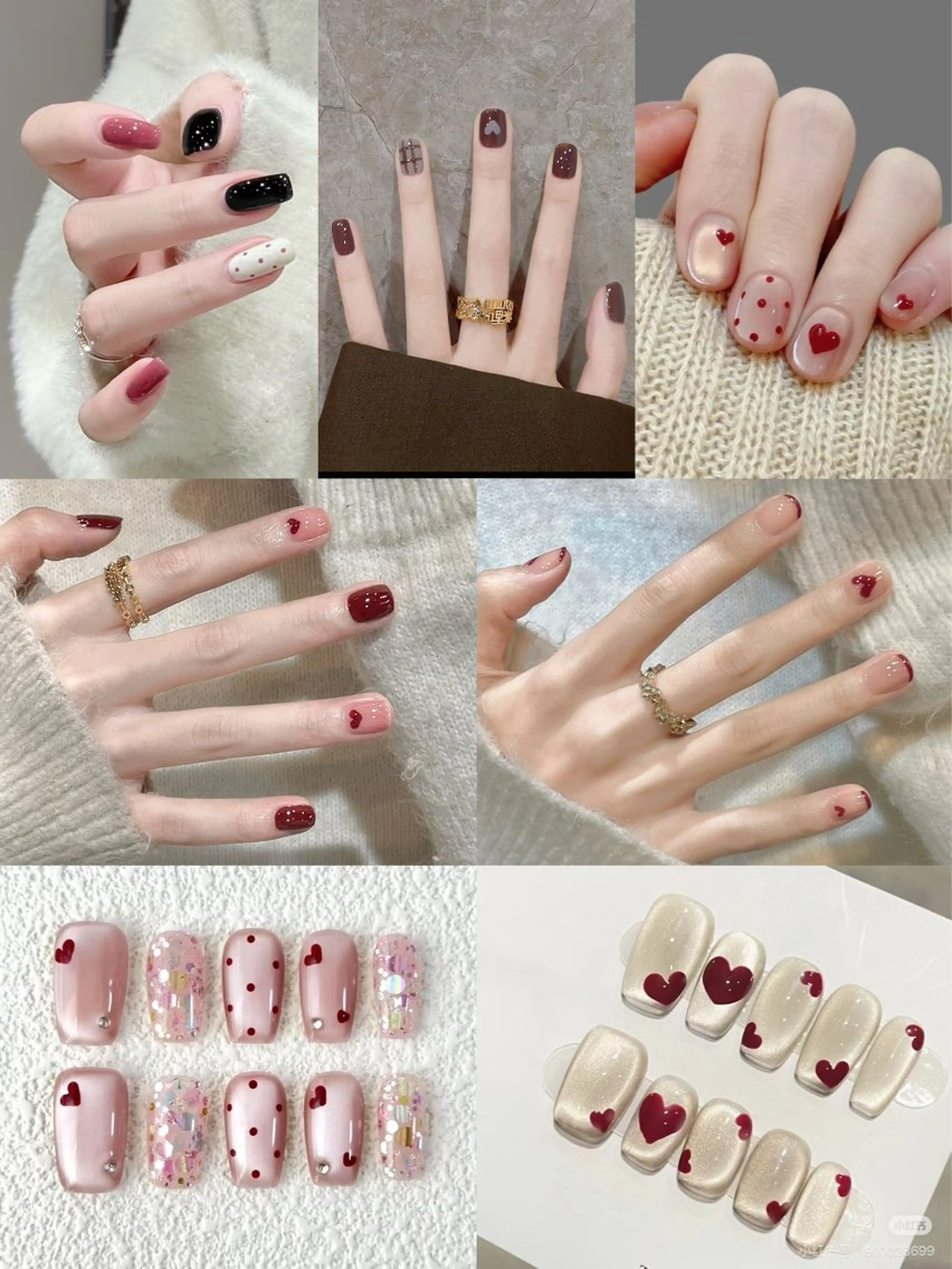 ♥️😍バレンタインデー♥️定額デザイン➕ネイル用品(ハート型LEDランプ無料¥4000円分プレゼント)の写真