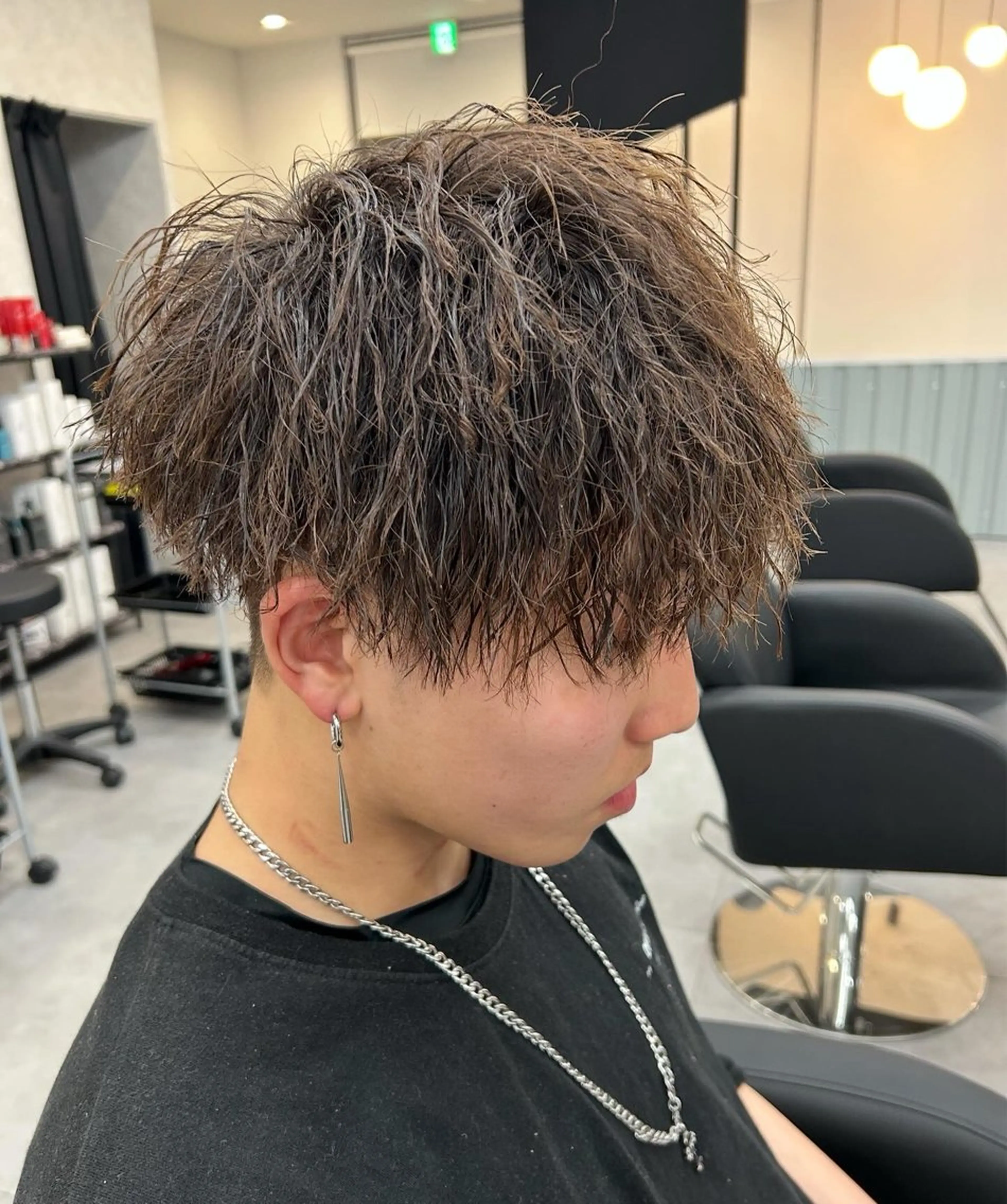 パーマ メンズ カット パーマ 土屋 竣奨のヘアスタイル