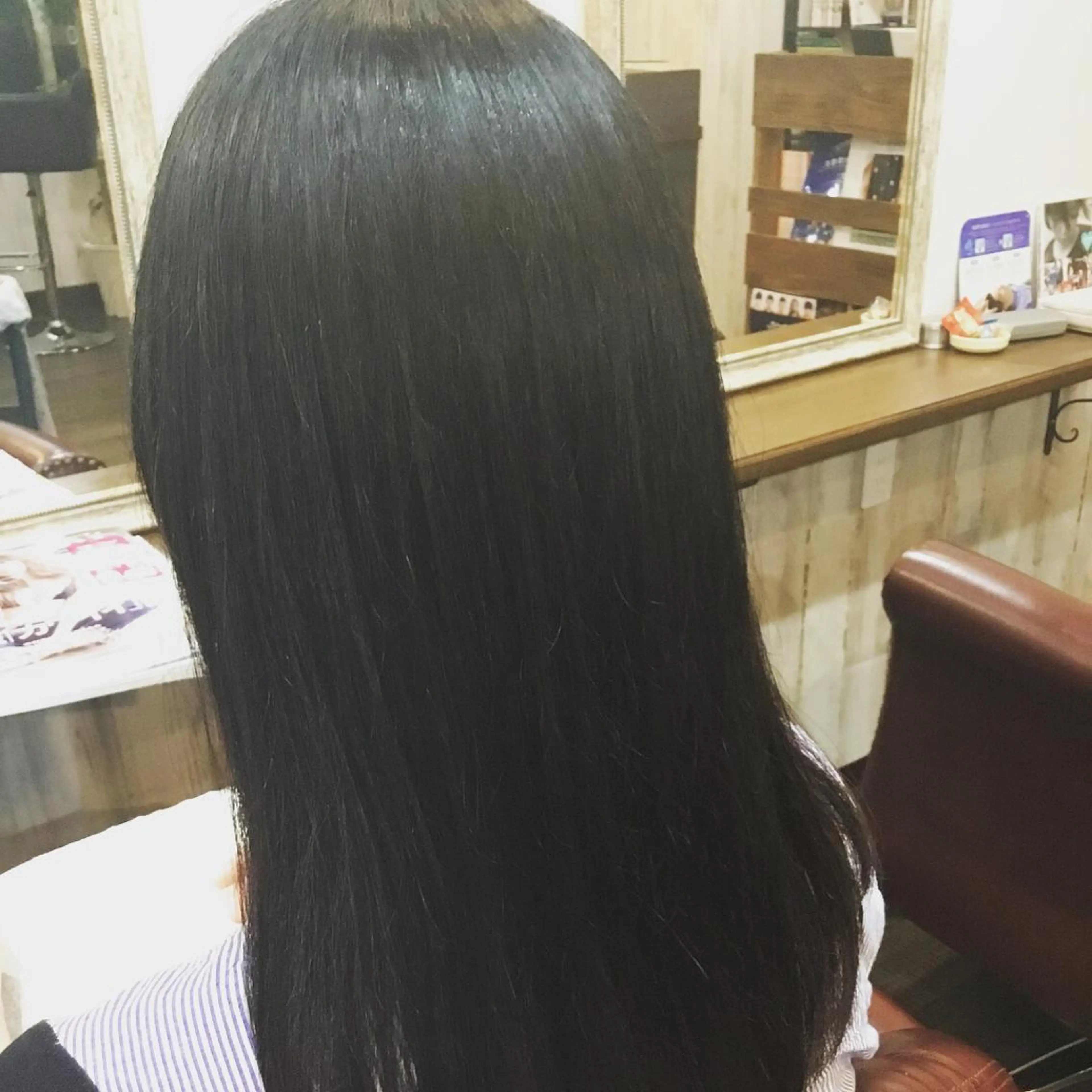 セミロング パーマ 金崎 新吾のヘアスタイル