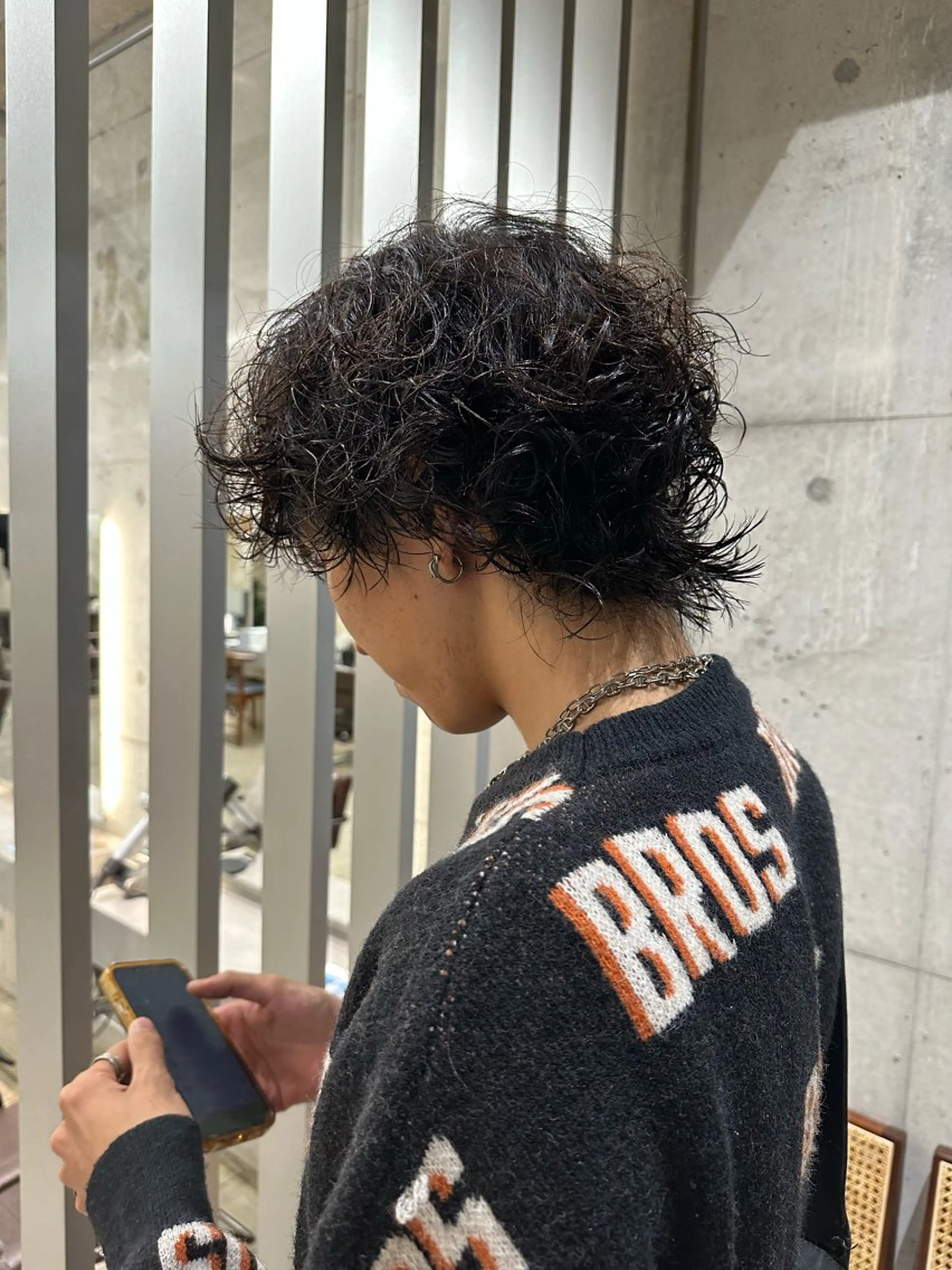 パーマ ウルフカット プードルパーマ タグチ アスカのヘアスタイル