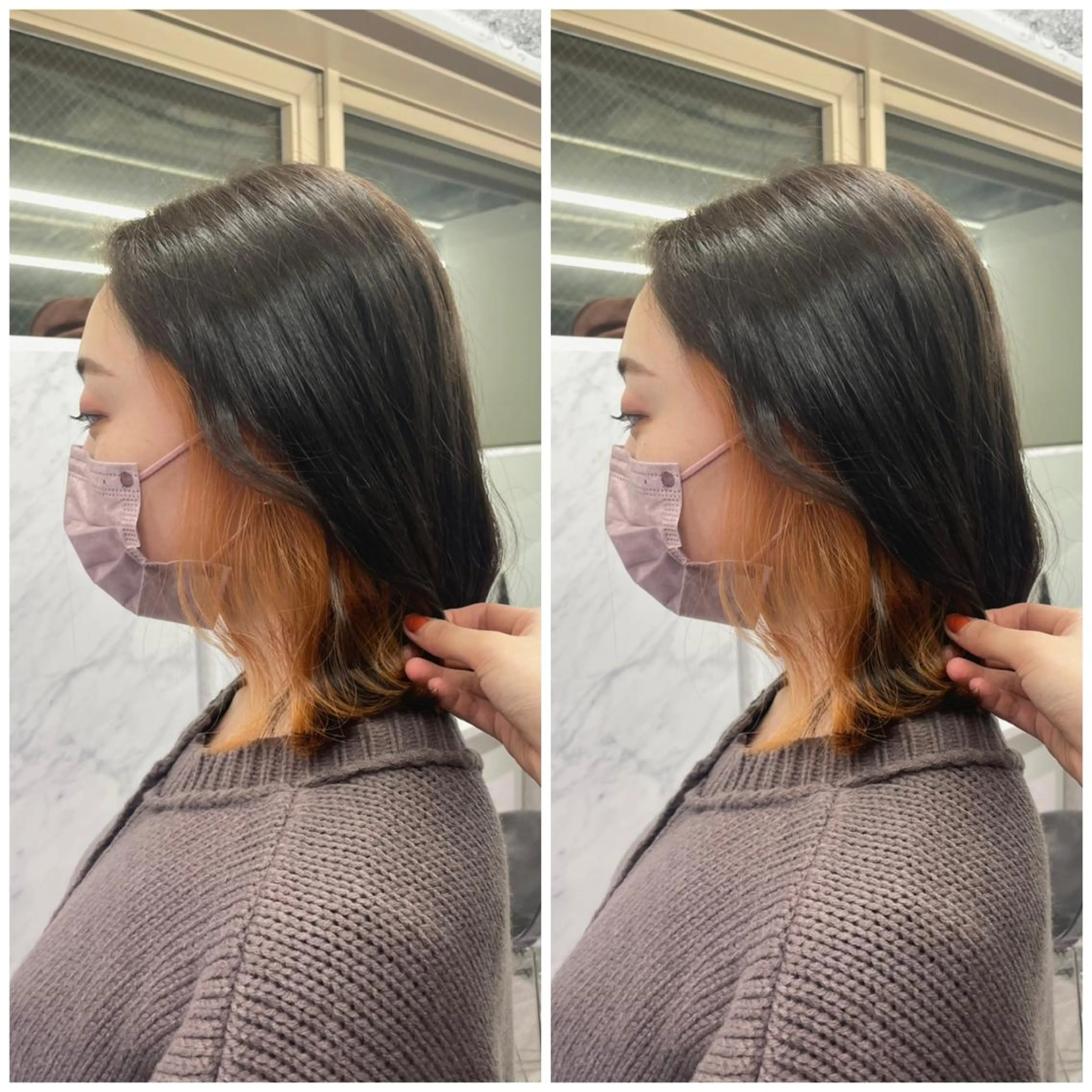 ミディアム 🦋プルエクステ ARISA🦋のヘアスタイル