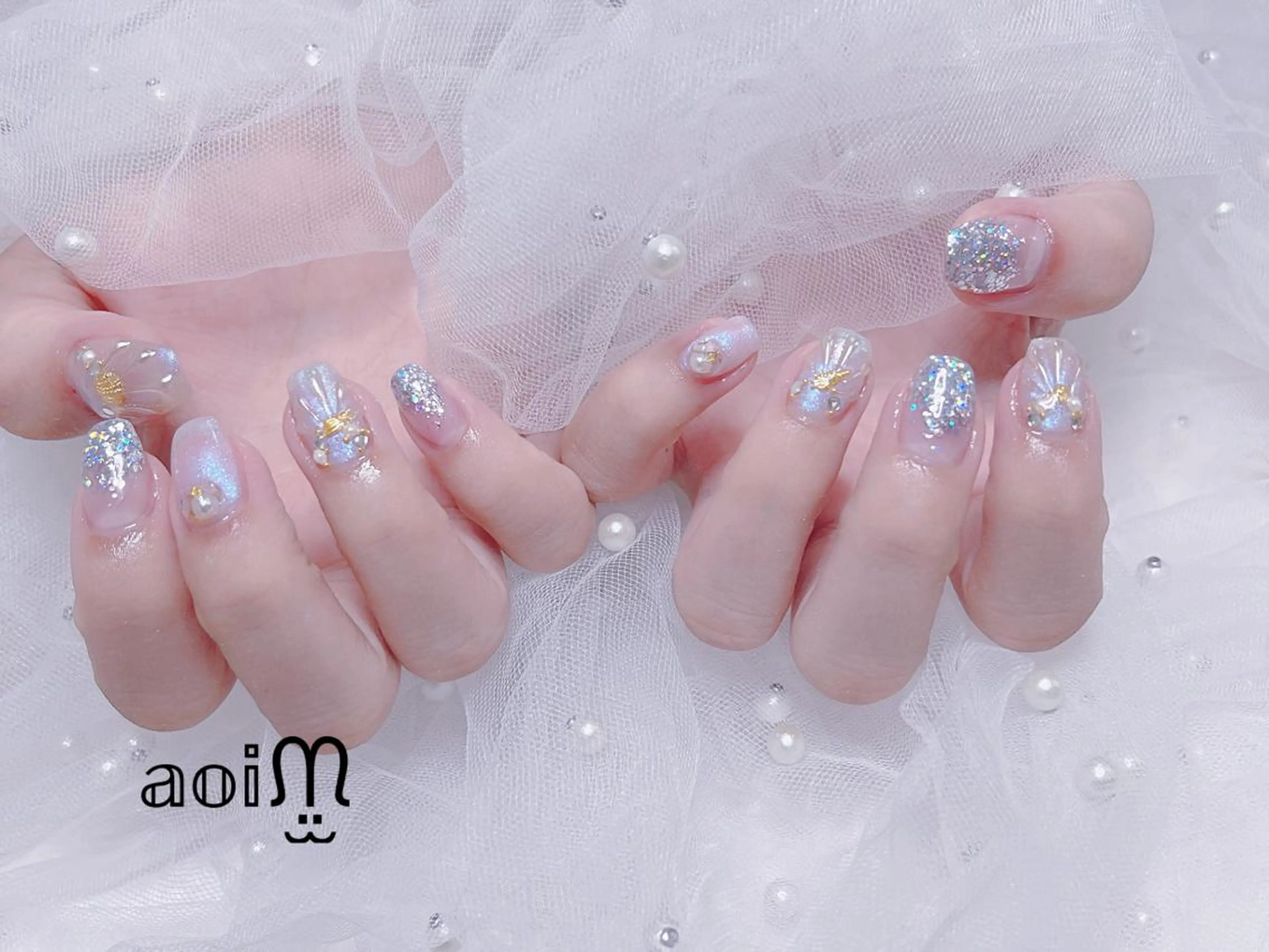 ネイル 葵うさぎ AIのネイルデザイン