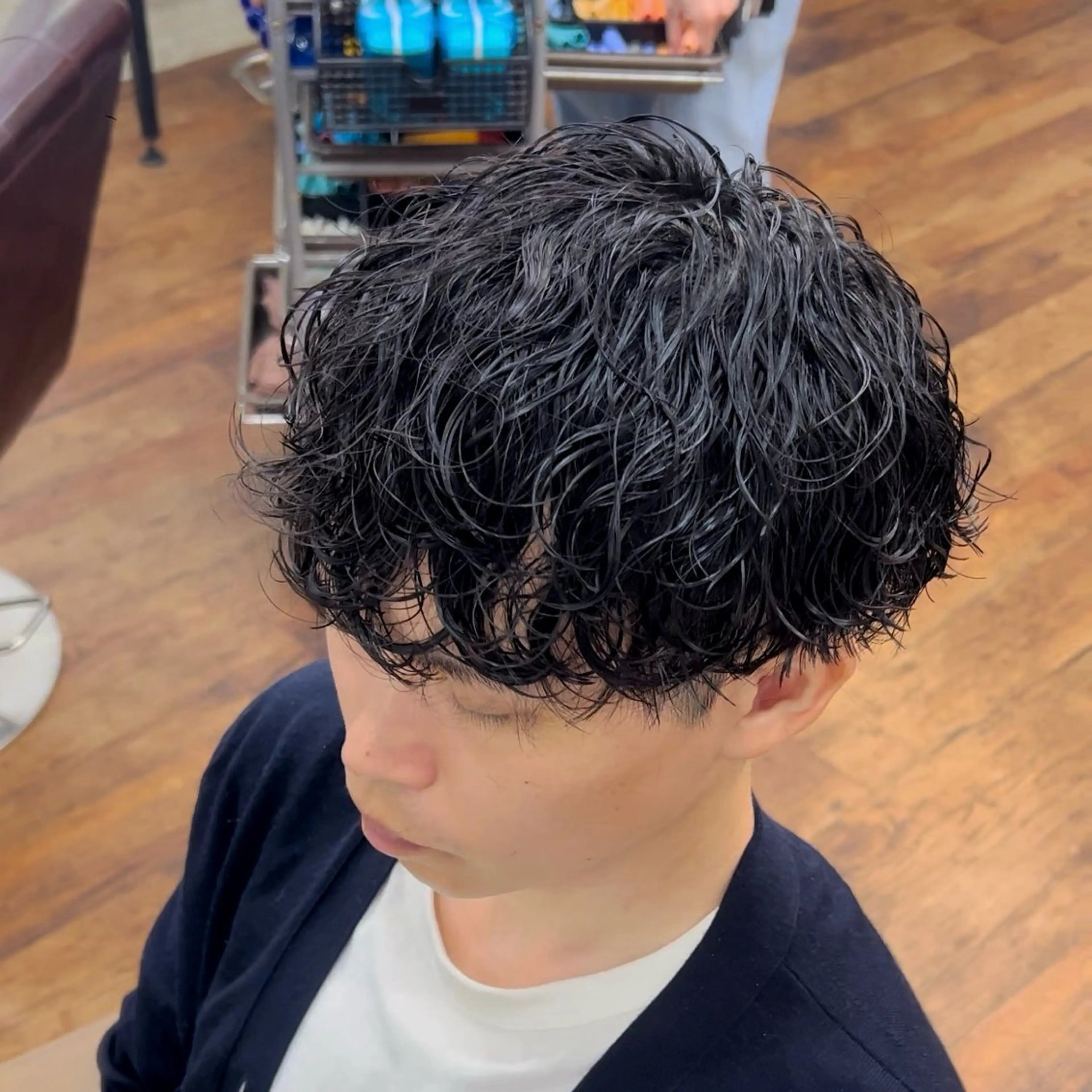 ミディアム ミディアムパーマ Rikito /メンズパーマのヘアスタイル