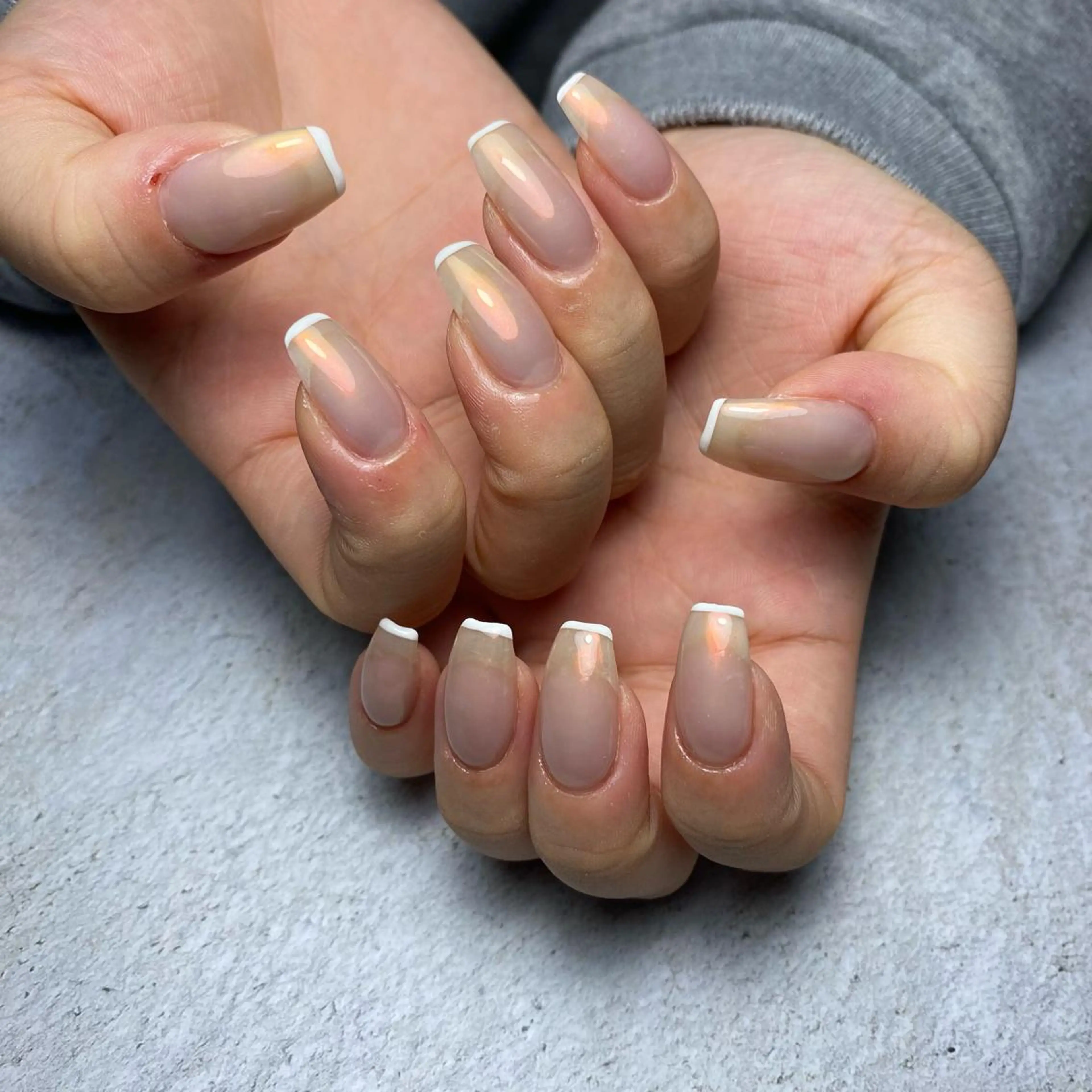 ネイル ミラーネイル ハンドネイル ☺︎ NOZOMI☺︎のネイルデザイン