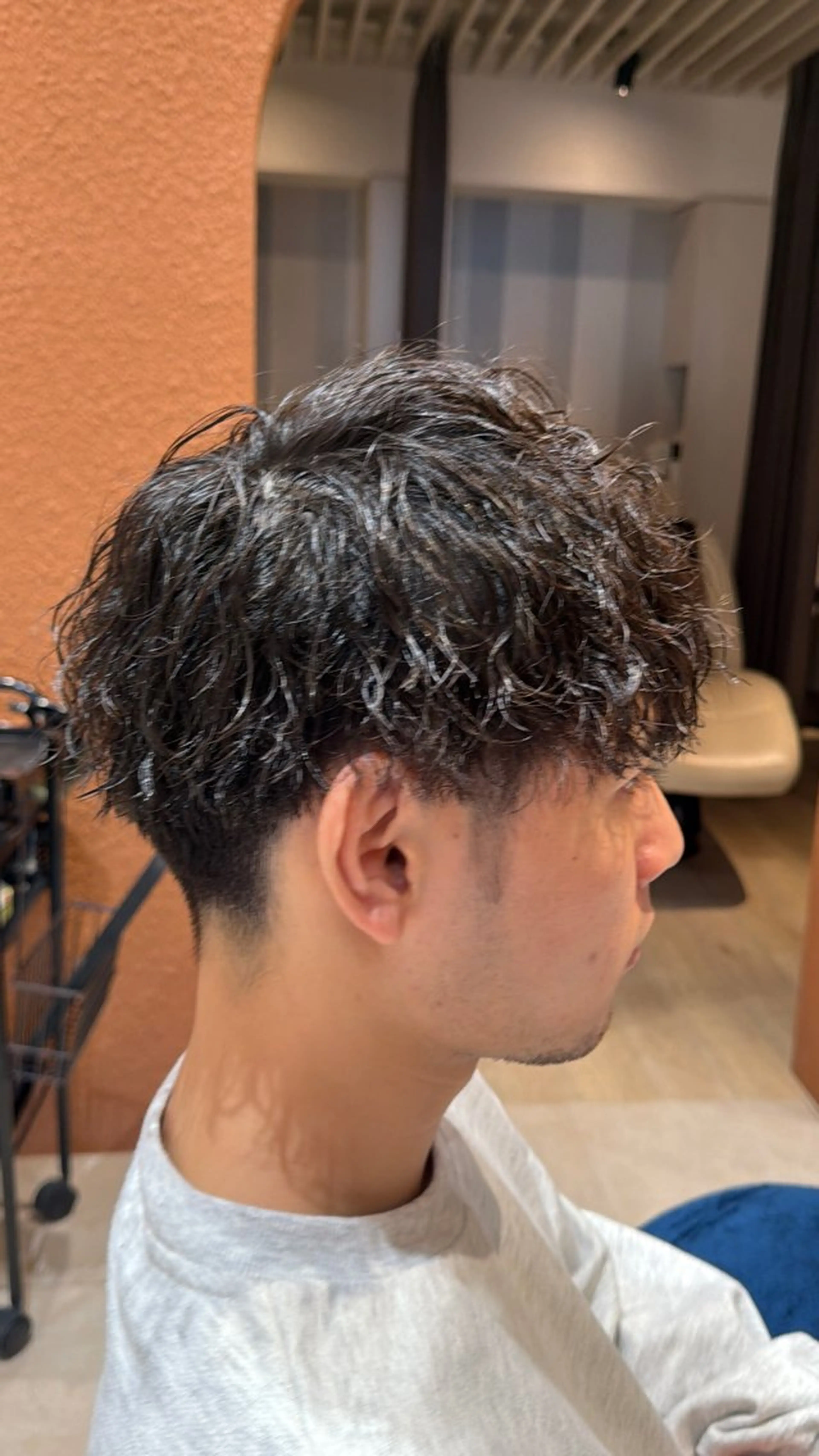 メンズ カット パーマ 馬場 寛之のヘアスタイル