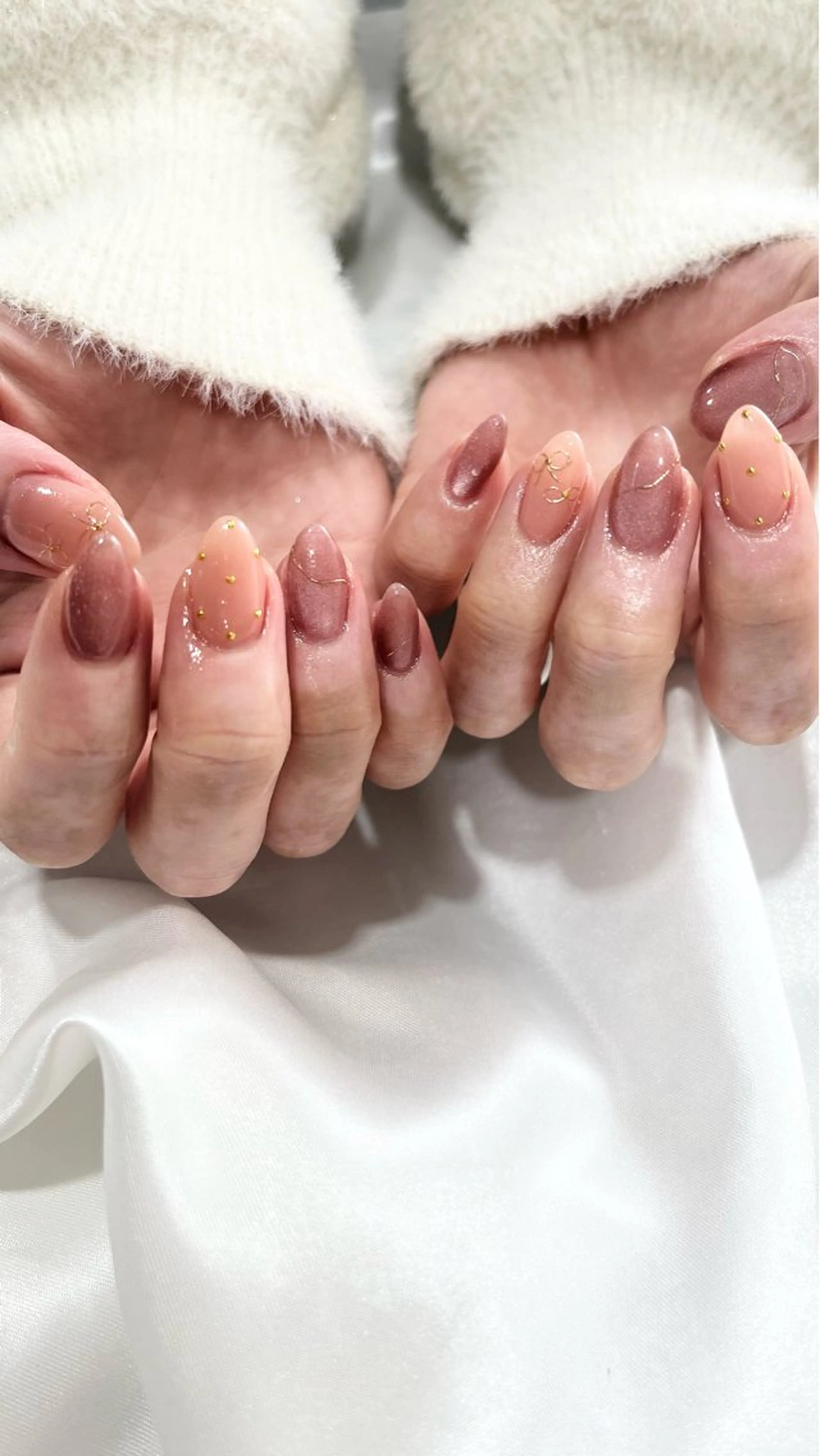 ネイル リボン ハンドネイル nailsister ただのネイルデザイン