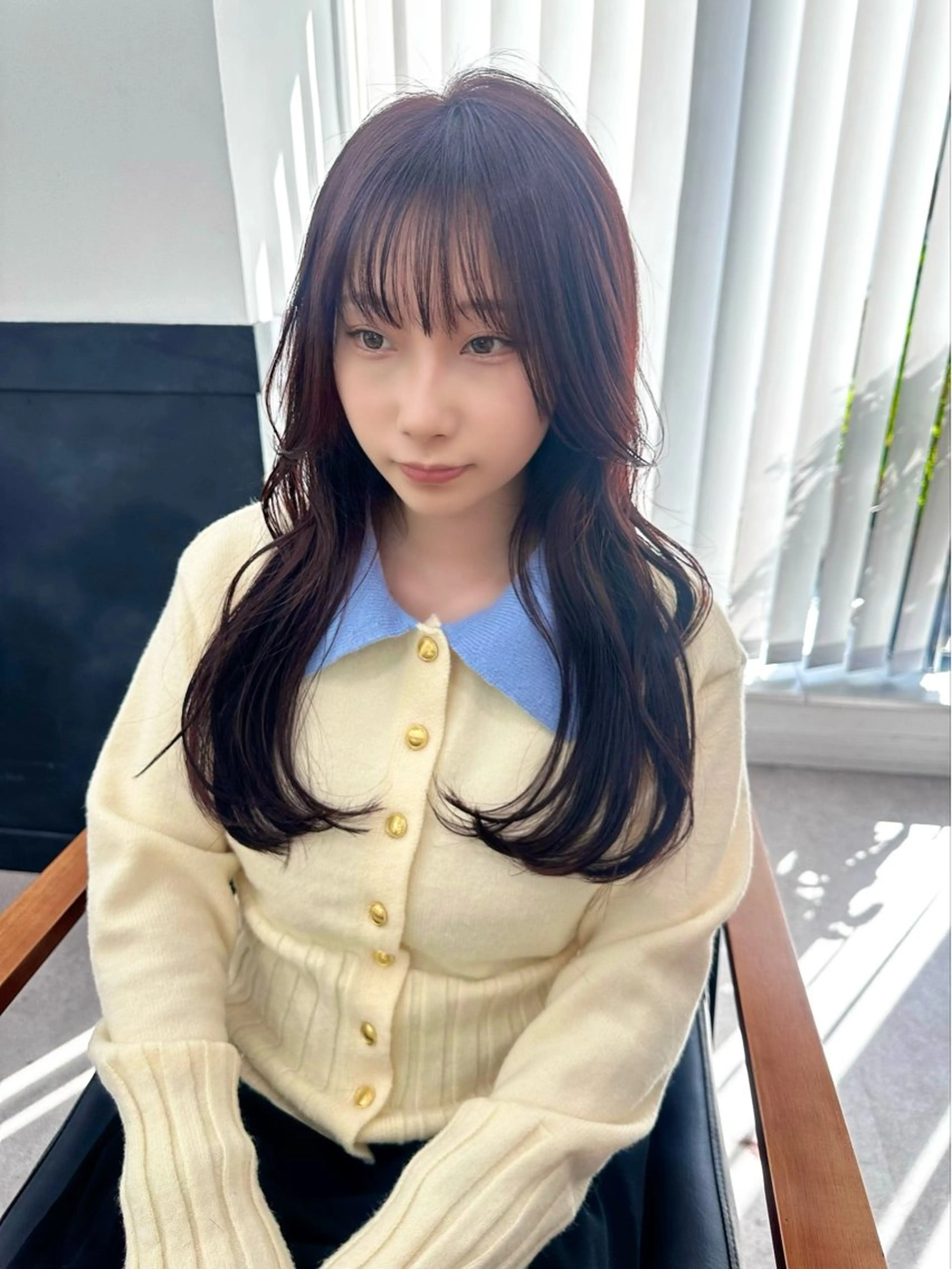 ロング カラー パーマ ヘアアレンジ メンズ キッズ 骨格レイヤーカット 🌿美髪縮毛矯正のヘアスタイル