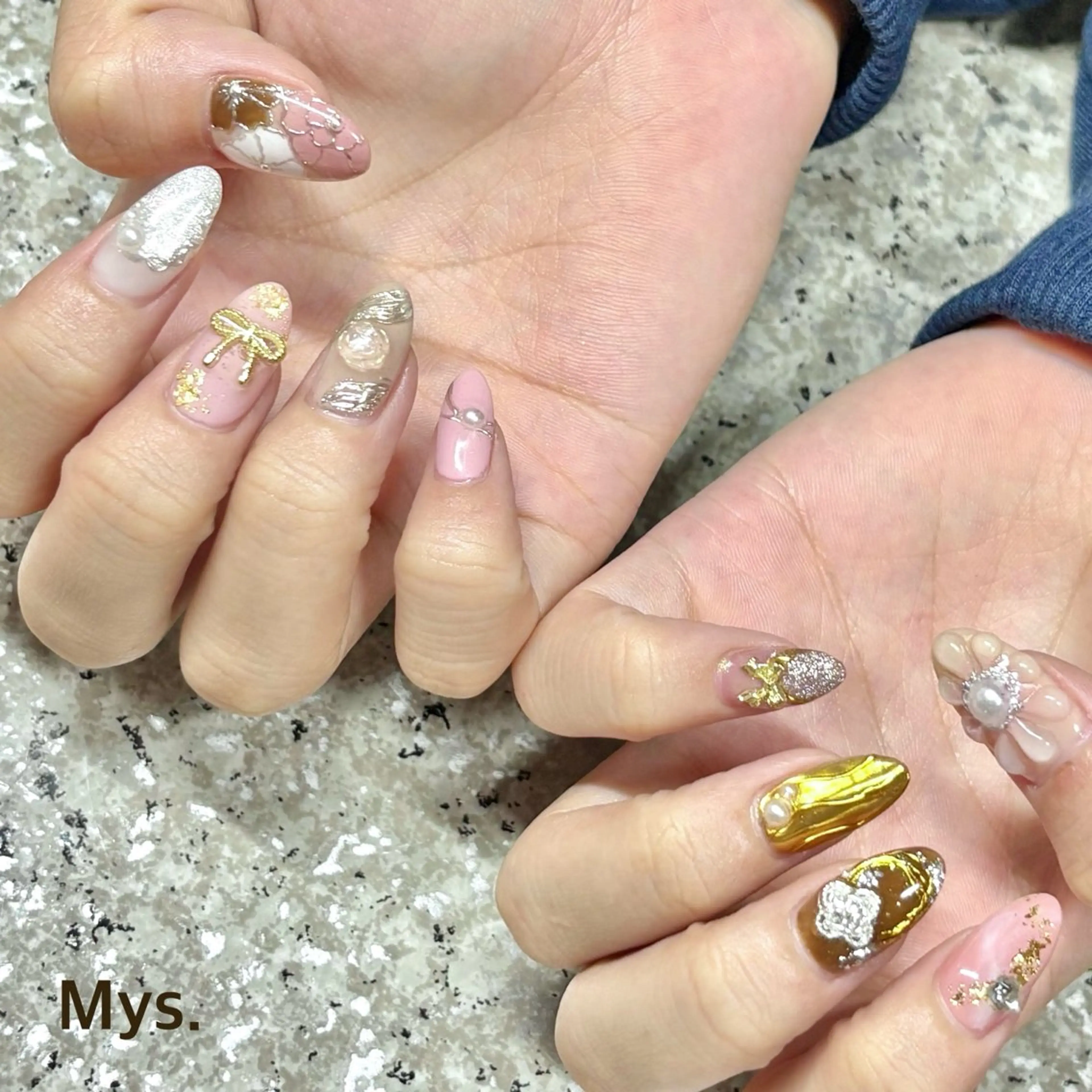 ネイル ハンドネイル Mys. 三上紗紀のネイルデザイン