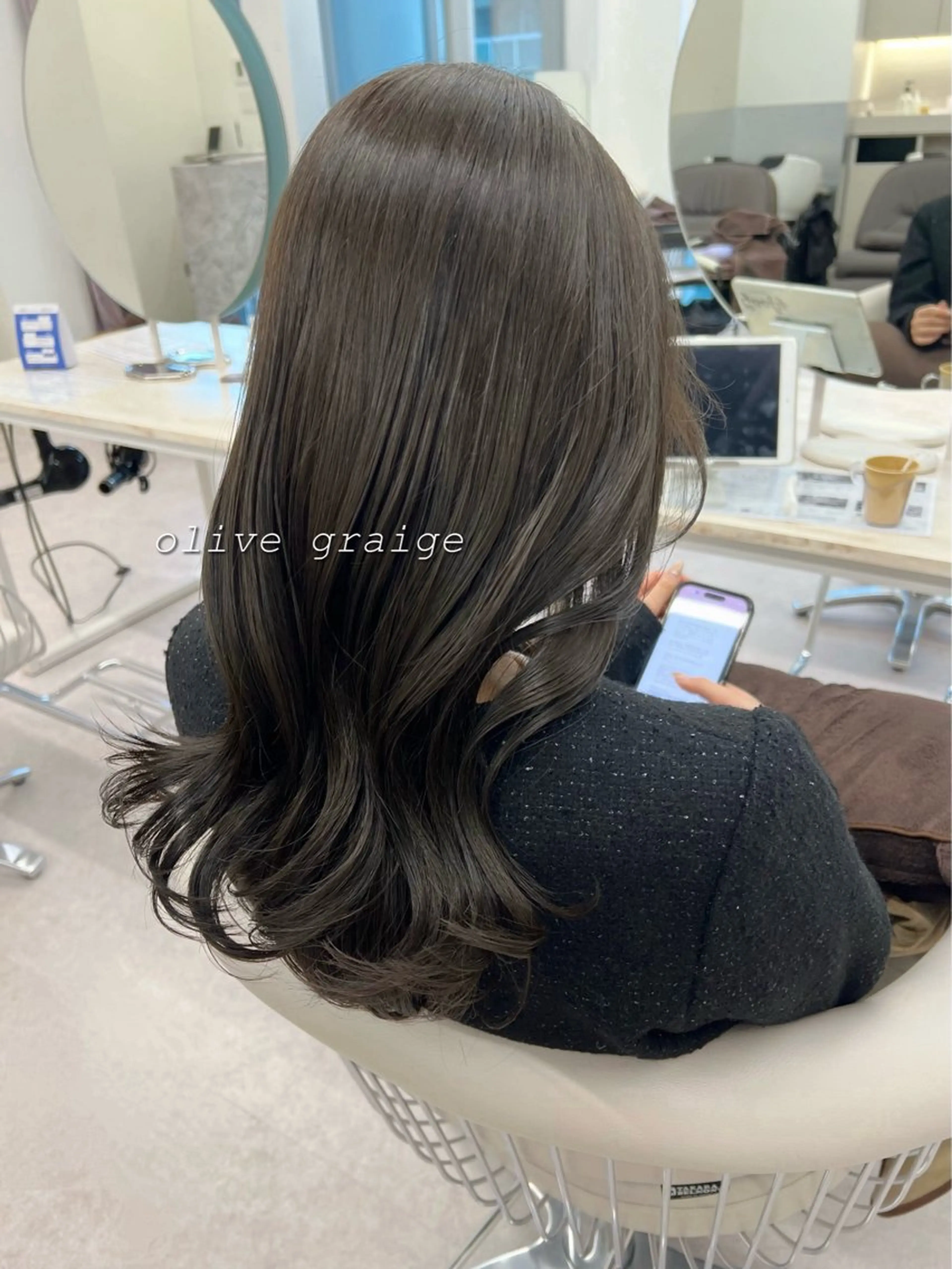 ロング カラー 美髪矯正/髪質改善/ 艶髪🤍伊藤梨紗のヘアスタイル