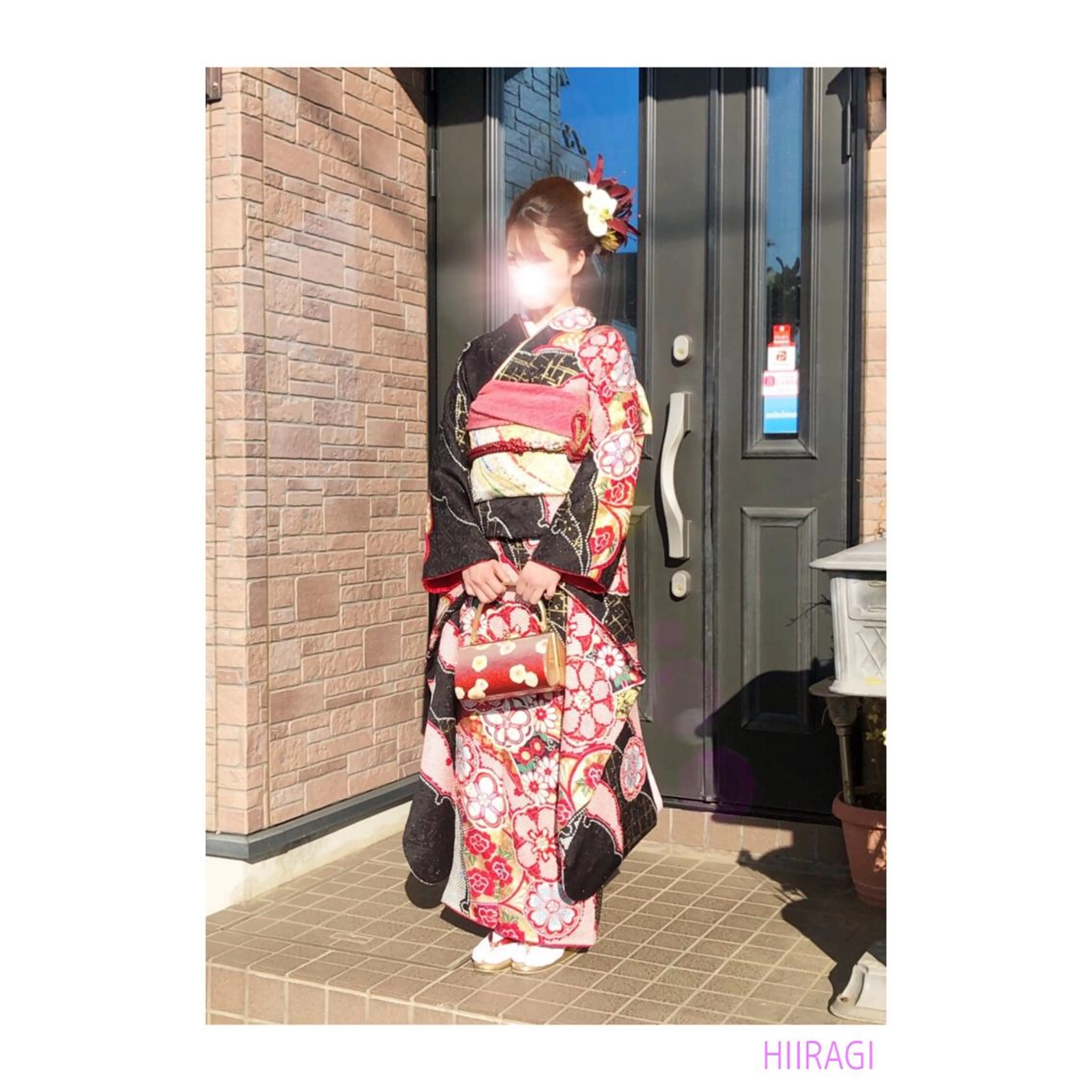 成人式🌹卒業式🌸お呼ばれ👘振袖着付け、ヘアアレンジメイク直し込(アップスタイル)コースの写真