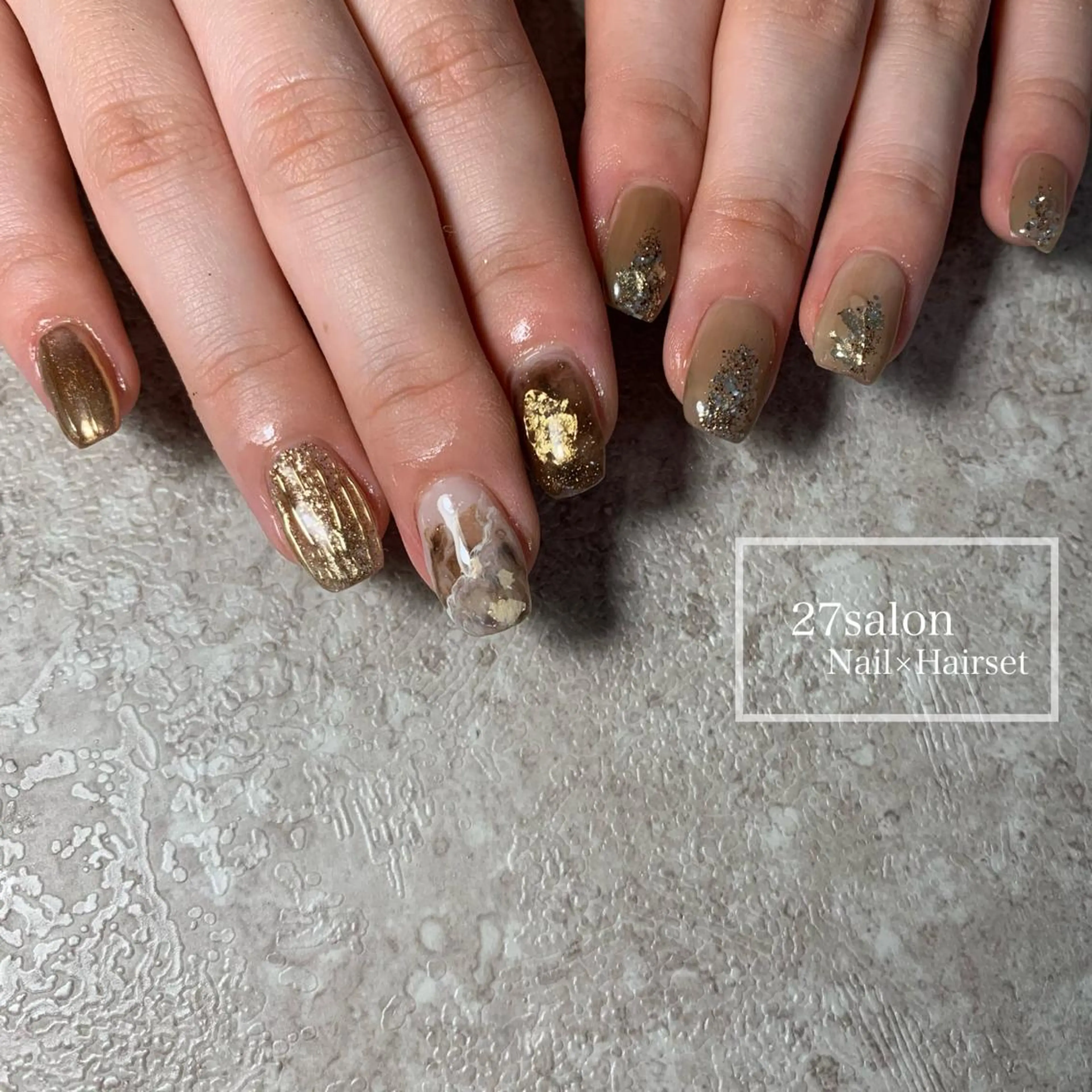 ネイル ニュアンスネイル 27salon yuinaのネイルデザイン