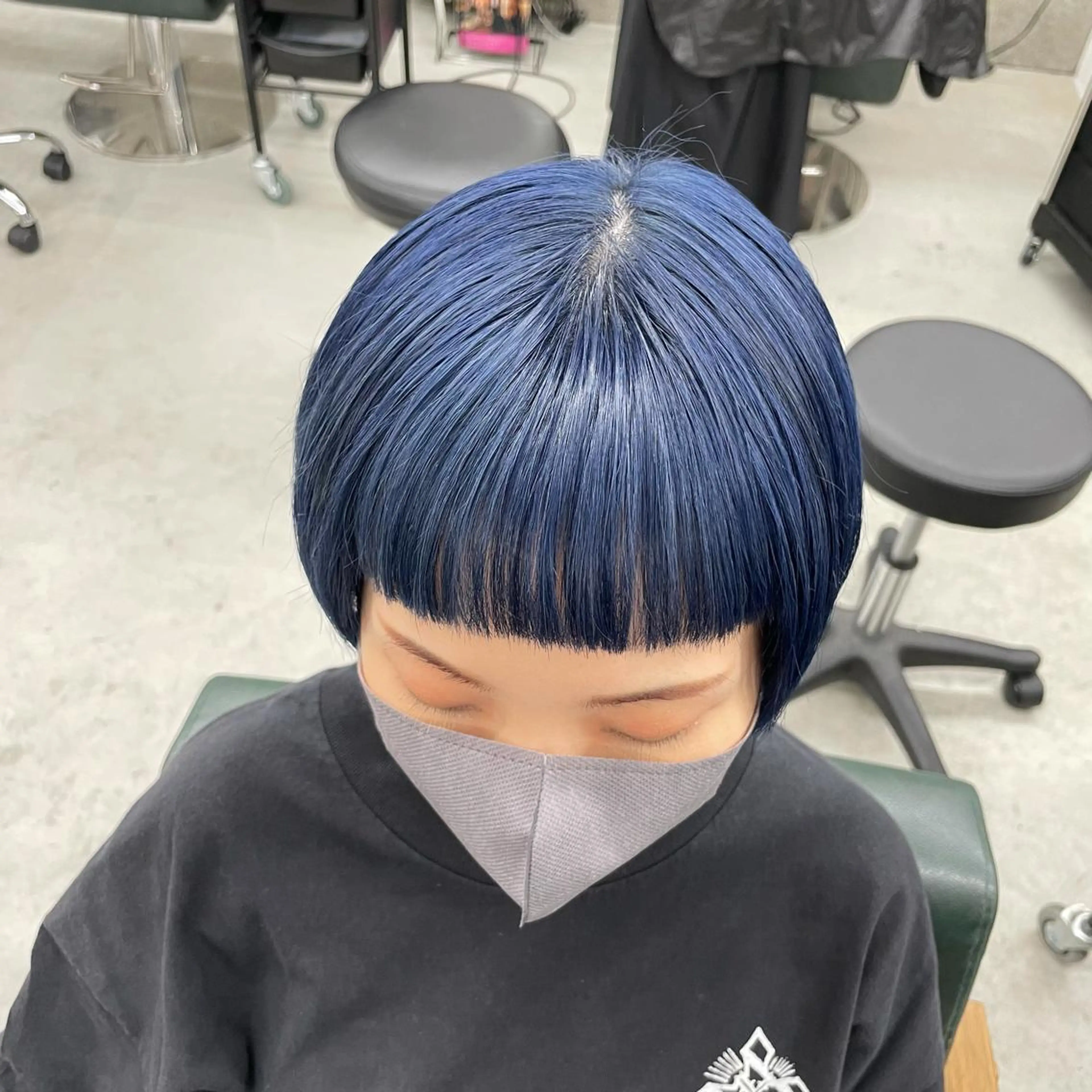 ショート カラー Lull1人美容室 バレイヤージュのヘアスタイル