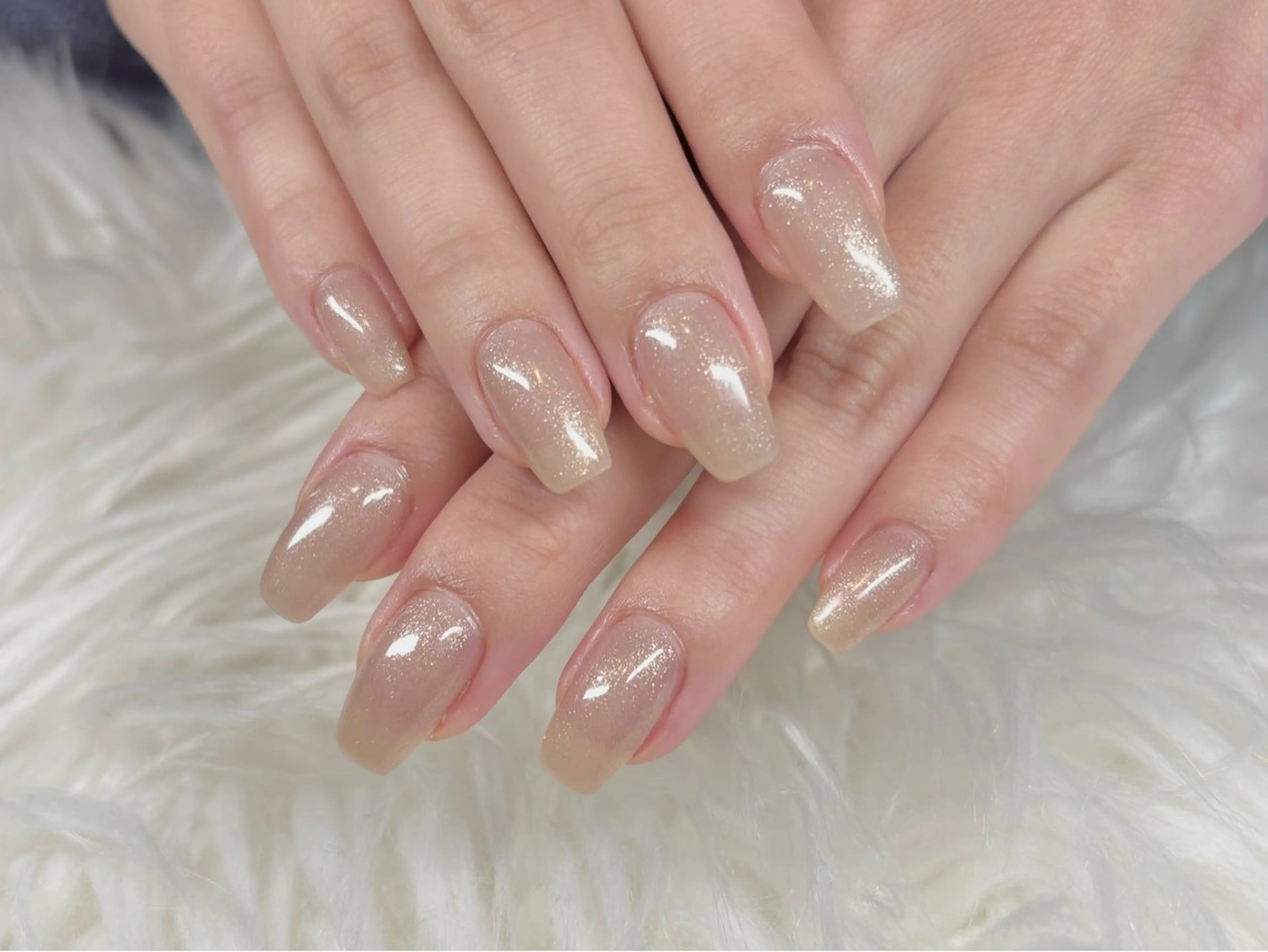 ネイル ラメ(グリッター) ハンドネイル Bianca大名店 WATANABEのネイルデザイン