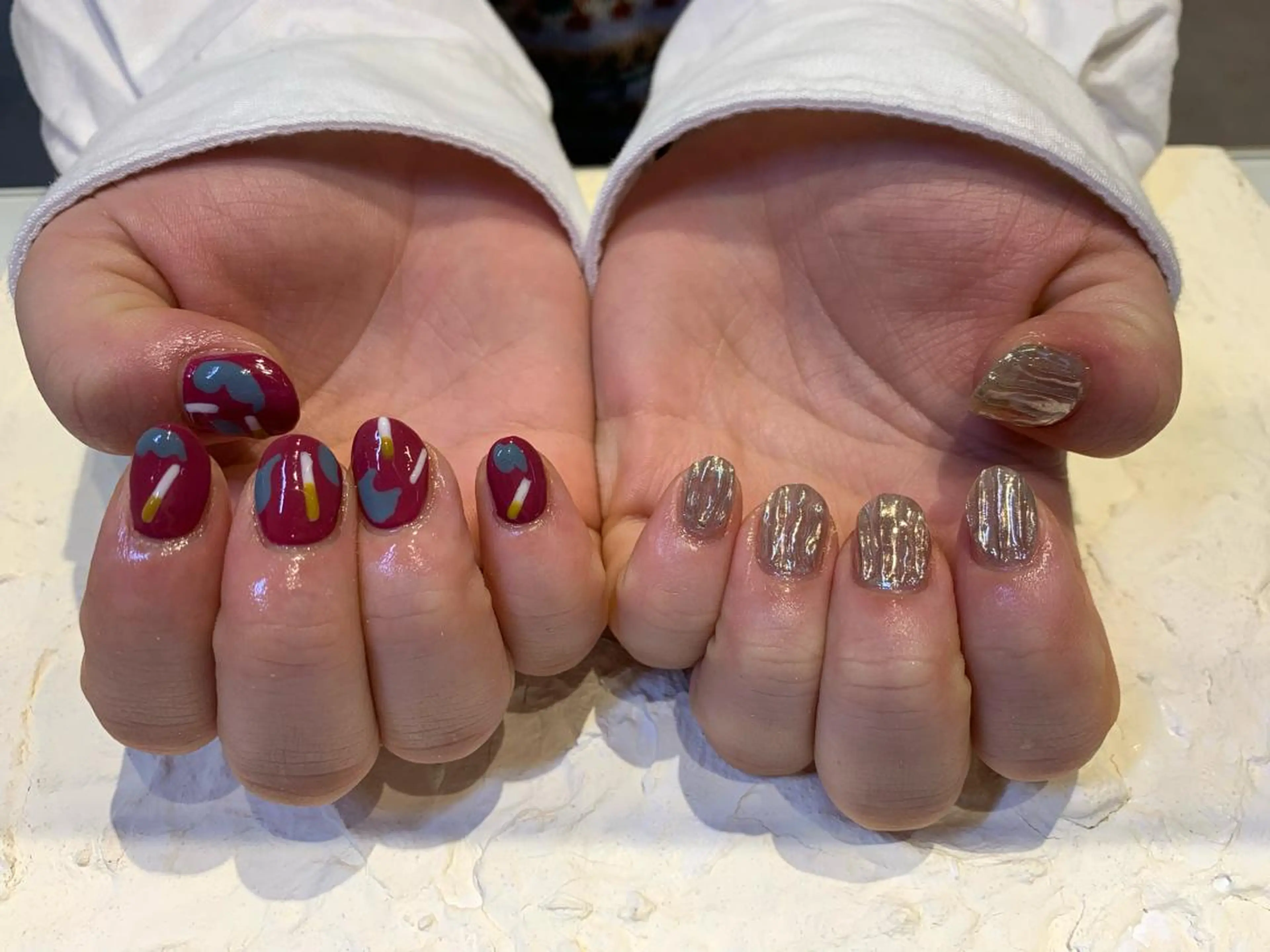 ネイル アートネイル 持ち込み マキノ ユイのネイルデザイン