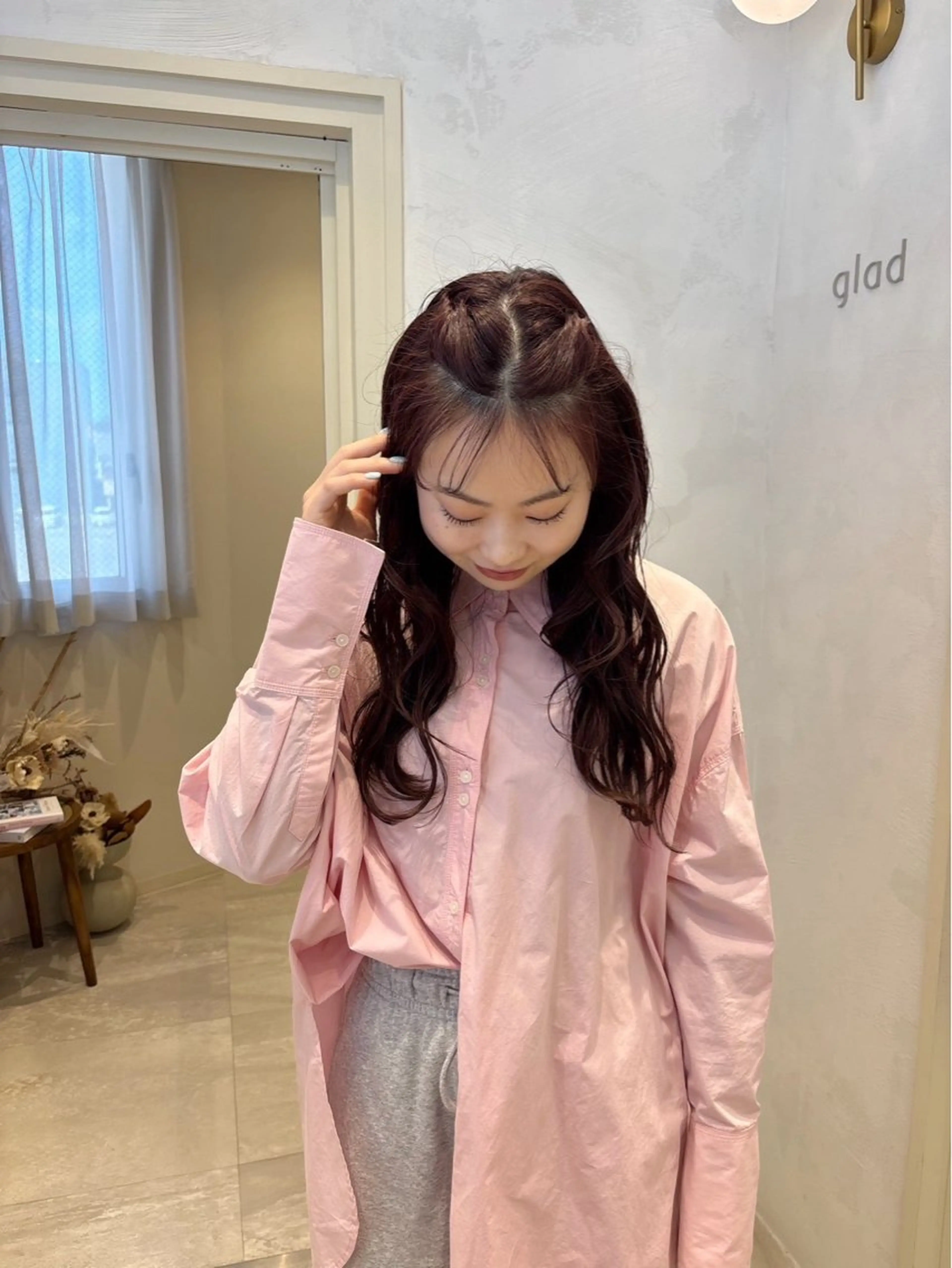 ロング カラー 坂本 桃花のヘアスタイル