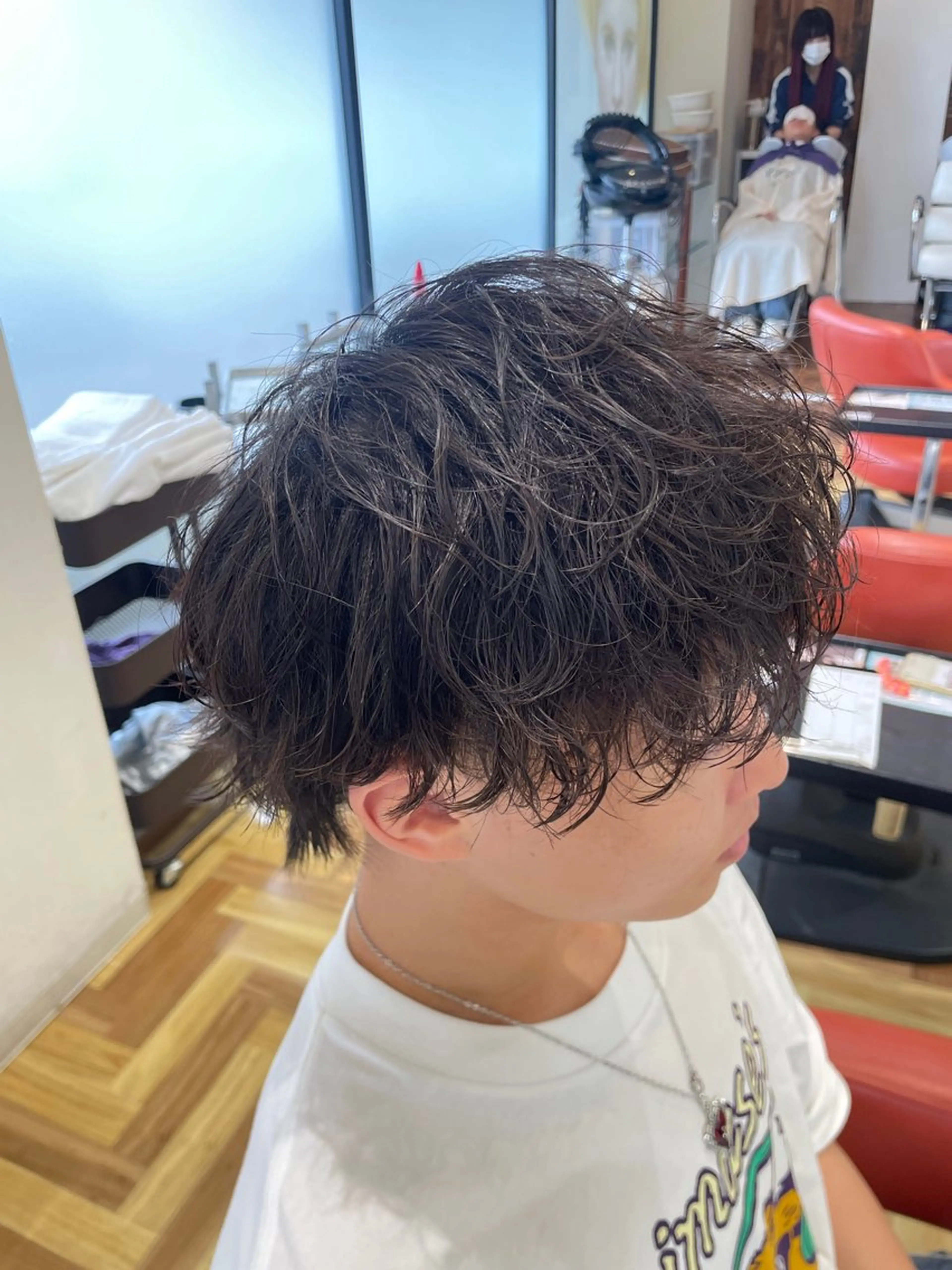 メンズ メンズパーマ カット 岡本 琉聖のヘアスタイル