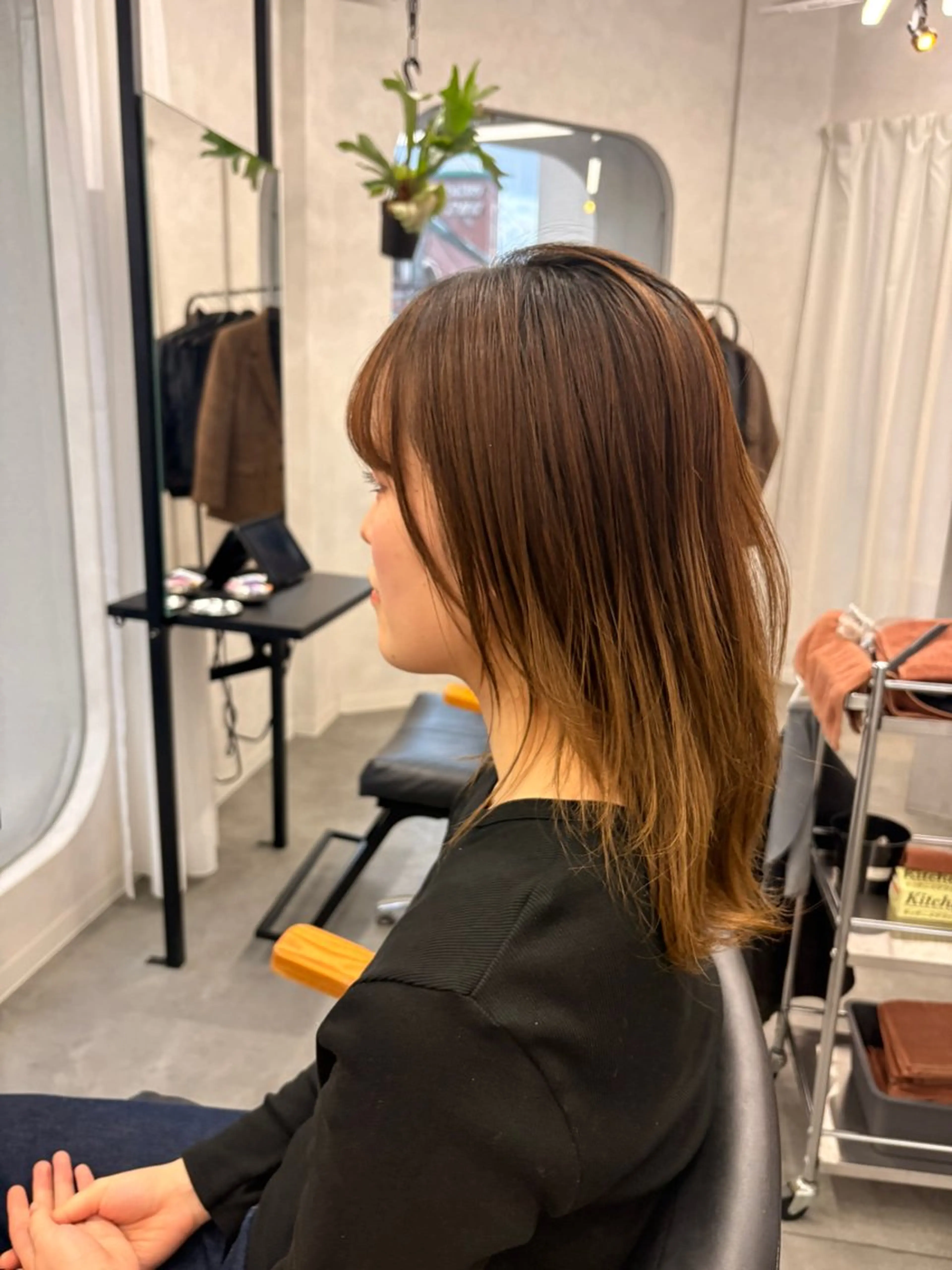 ミディアム ハイレイヤー レイヤーカット LIV My(マイ) 髪質改善/箕面のヘアスタイル