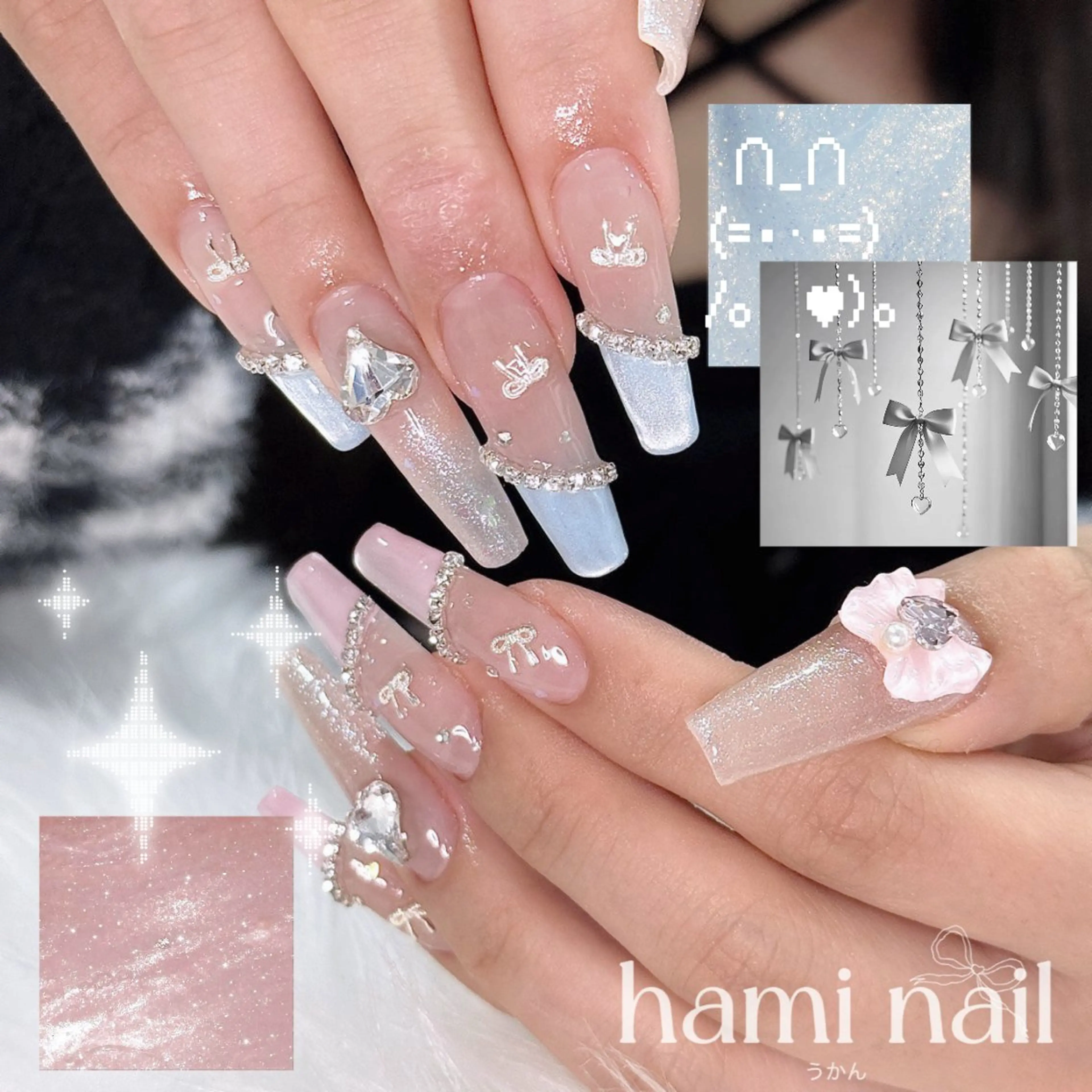 ミニモ限定🈹《チップ長さ出し10本》持ち込みデザイン150分の写真