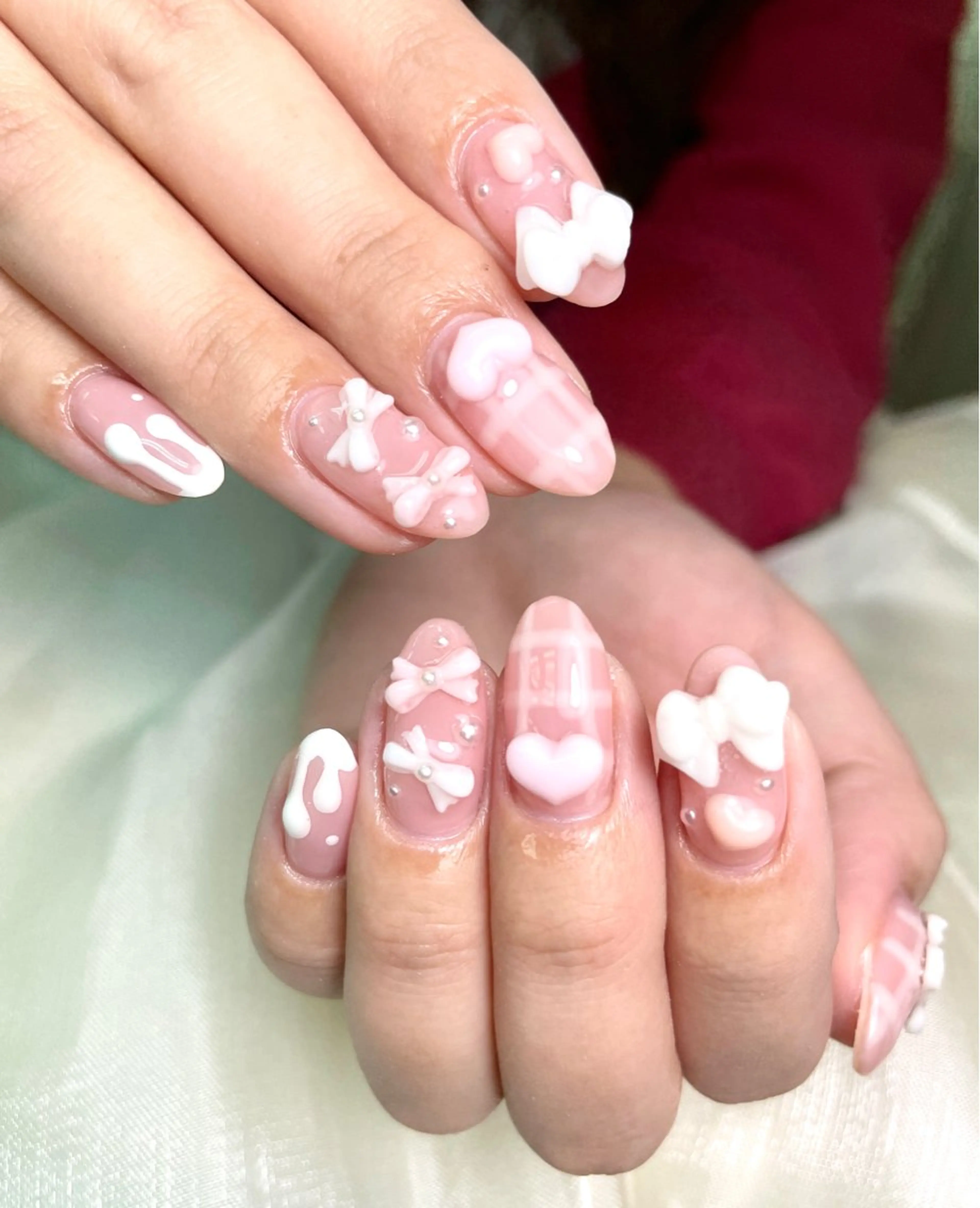 ネイル アヤメネイル 最新チップスカルプのネイルデザイン