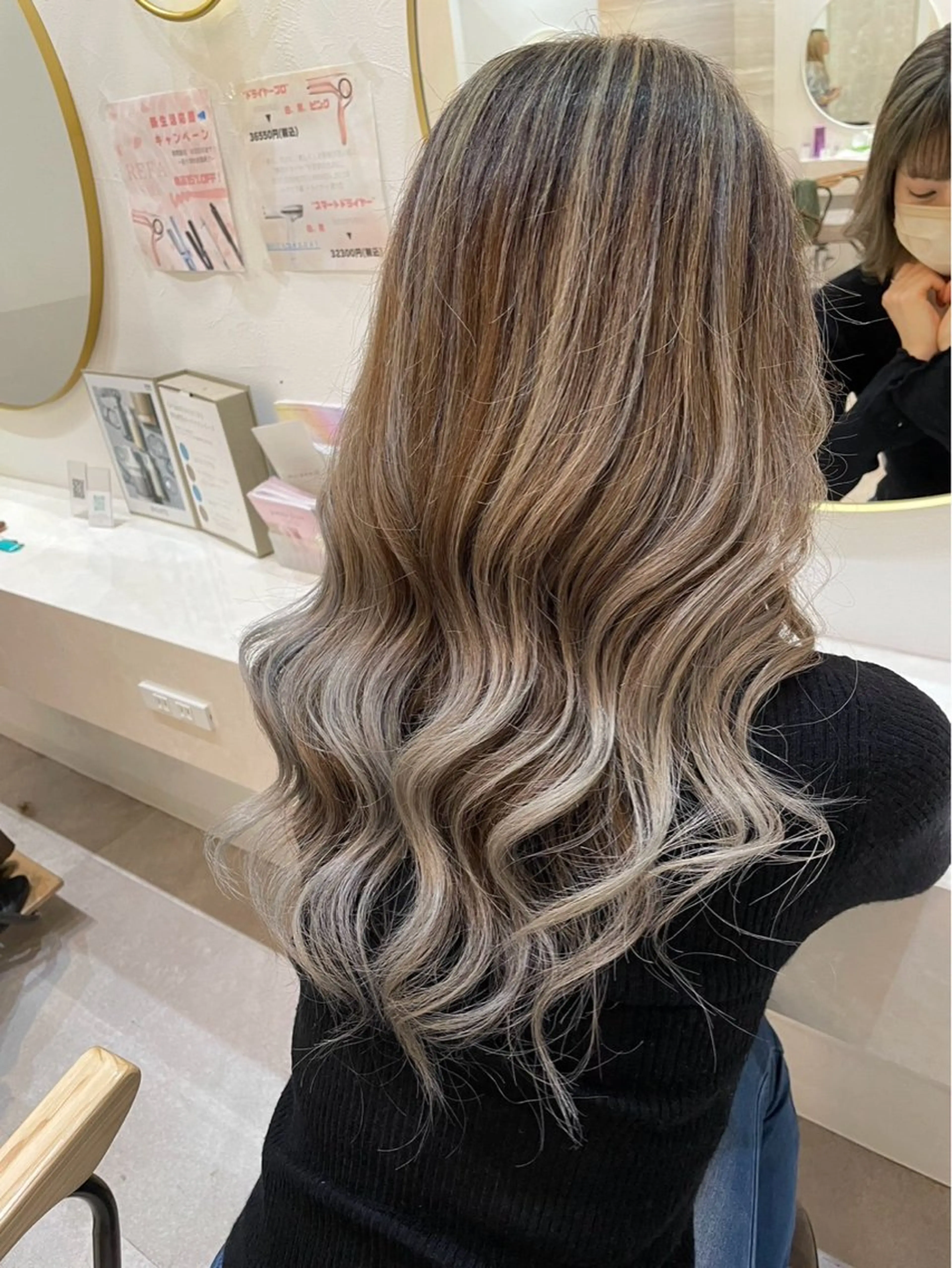 ロング カラー ヘアカラー 【メンズ特化】池袋 韓国スタイル飯塚のヘアスタイル