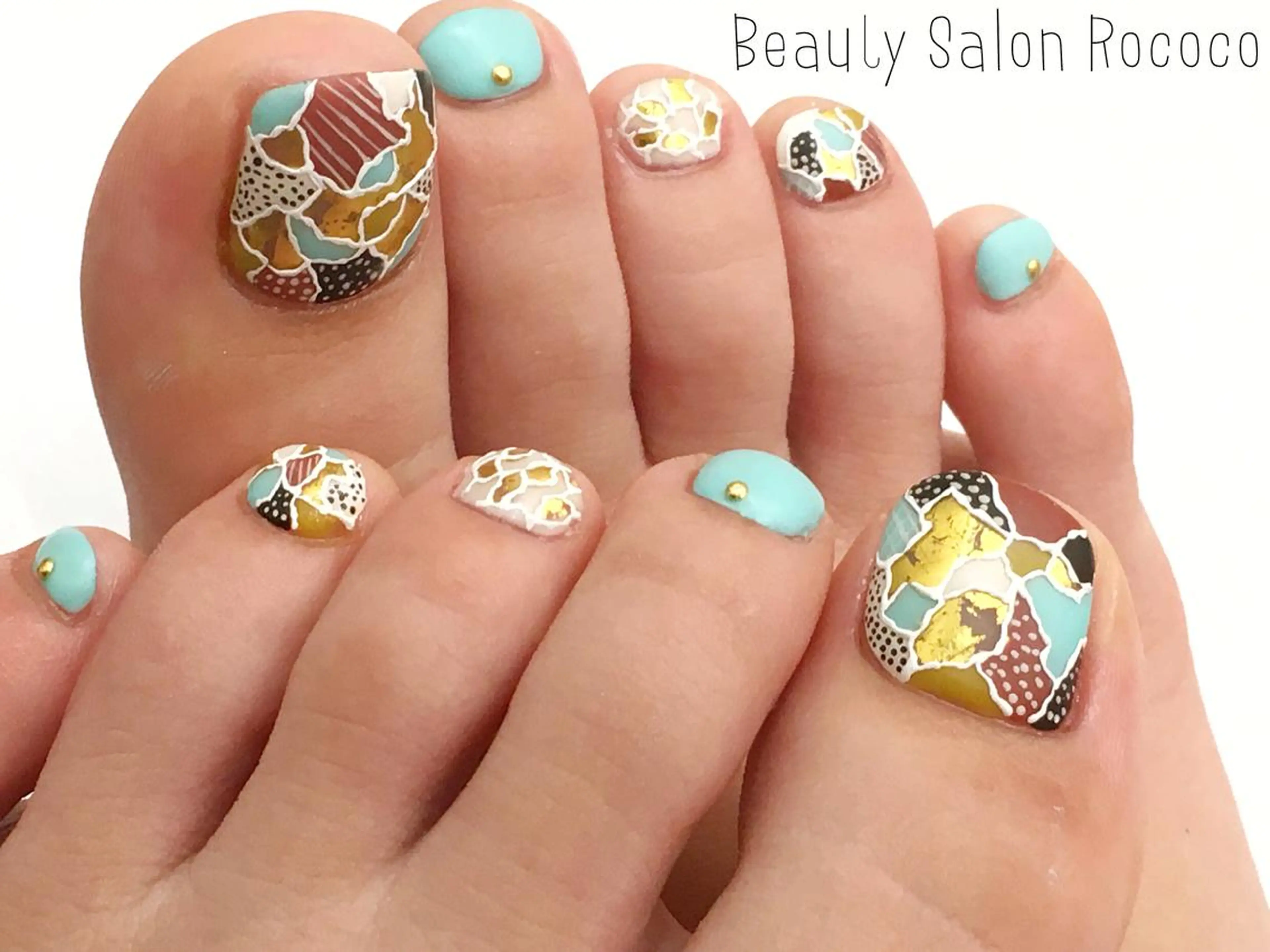 ネイル フットネイル NAILSALON RuINのネイルデザイン