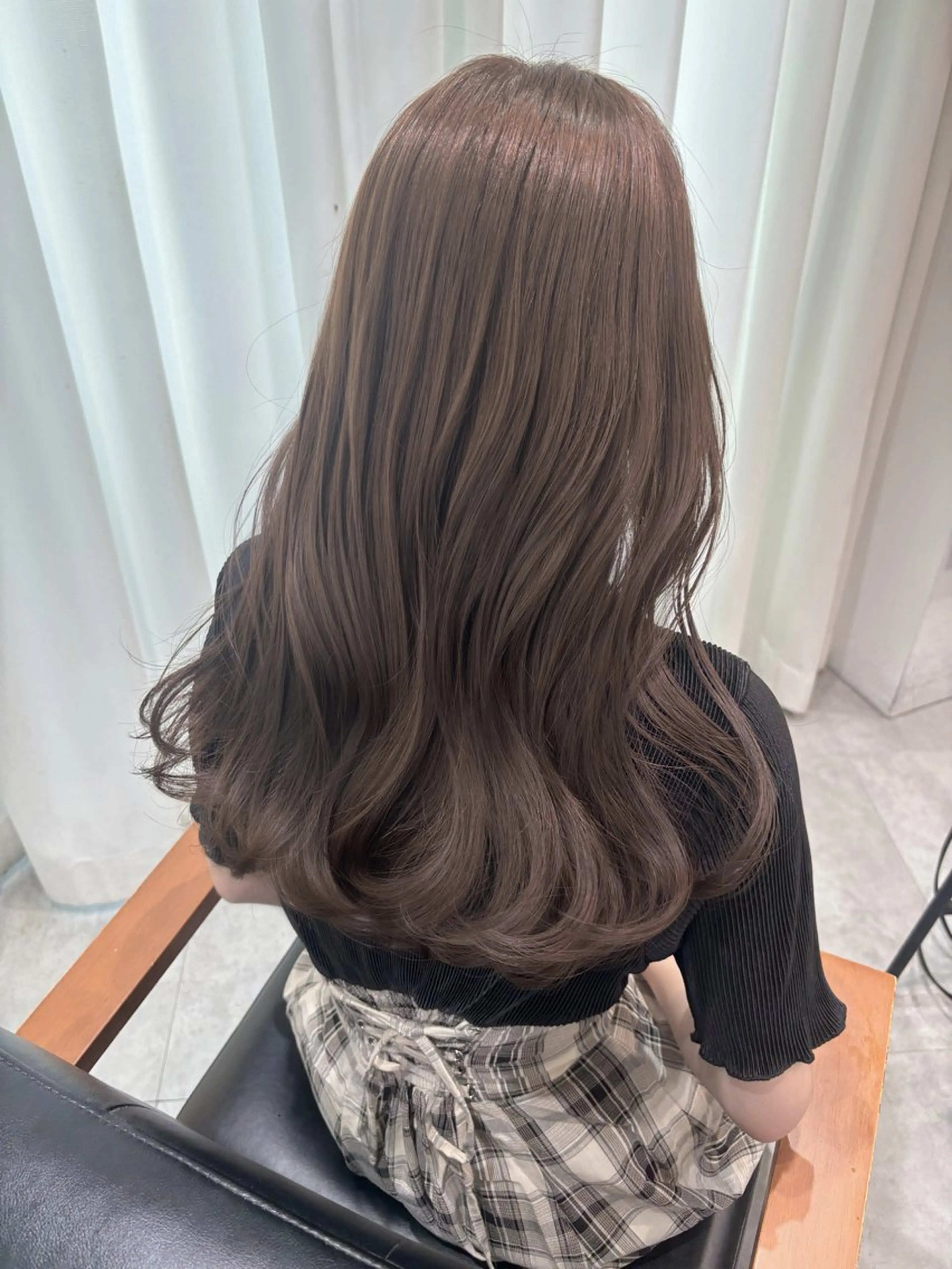 ロング カラー ベージュカラー 透明感カラー ‎Lby home 🪽mikuのヘアスタイル