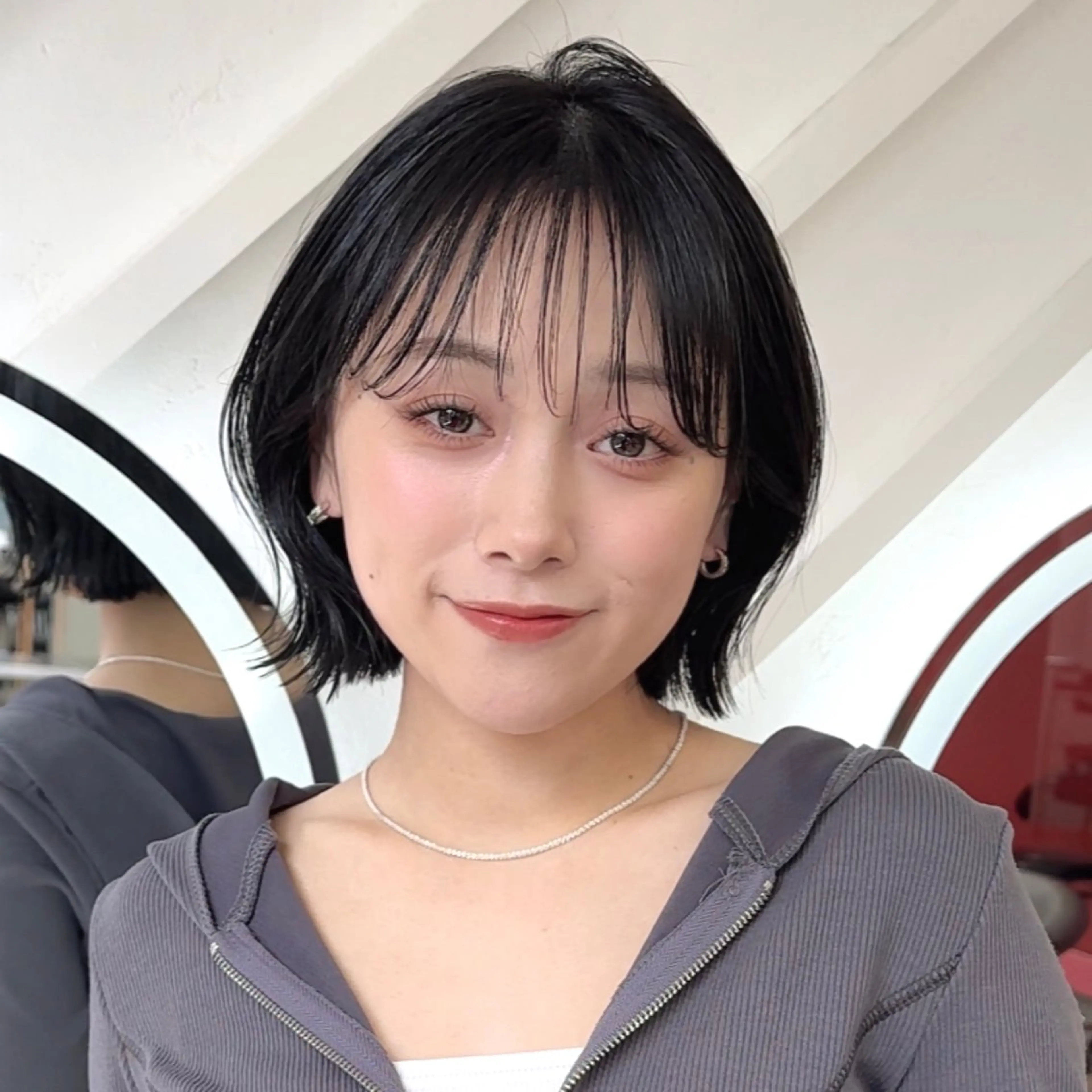 🌼骨格診断似合わせカット➕前髪縮毛矯正➕髪質改善高保湿ナノケアトリートメント🌼🫧の写真