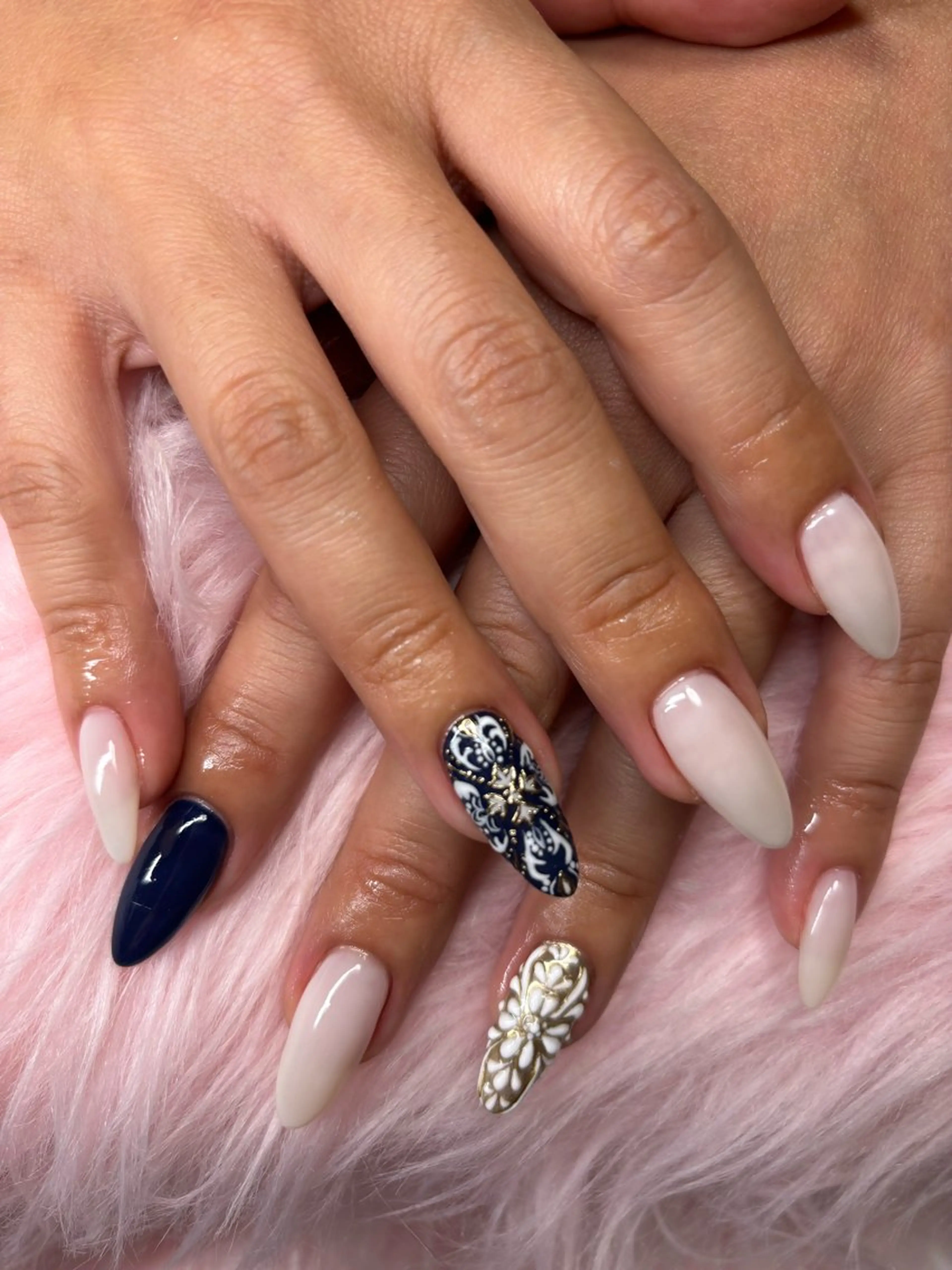 ネイル rukianail 新里のネイルデザイン