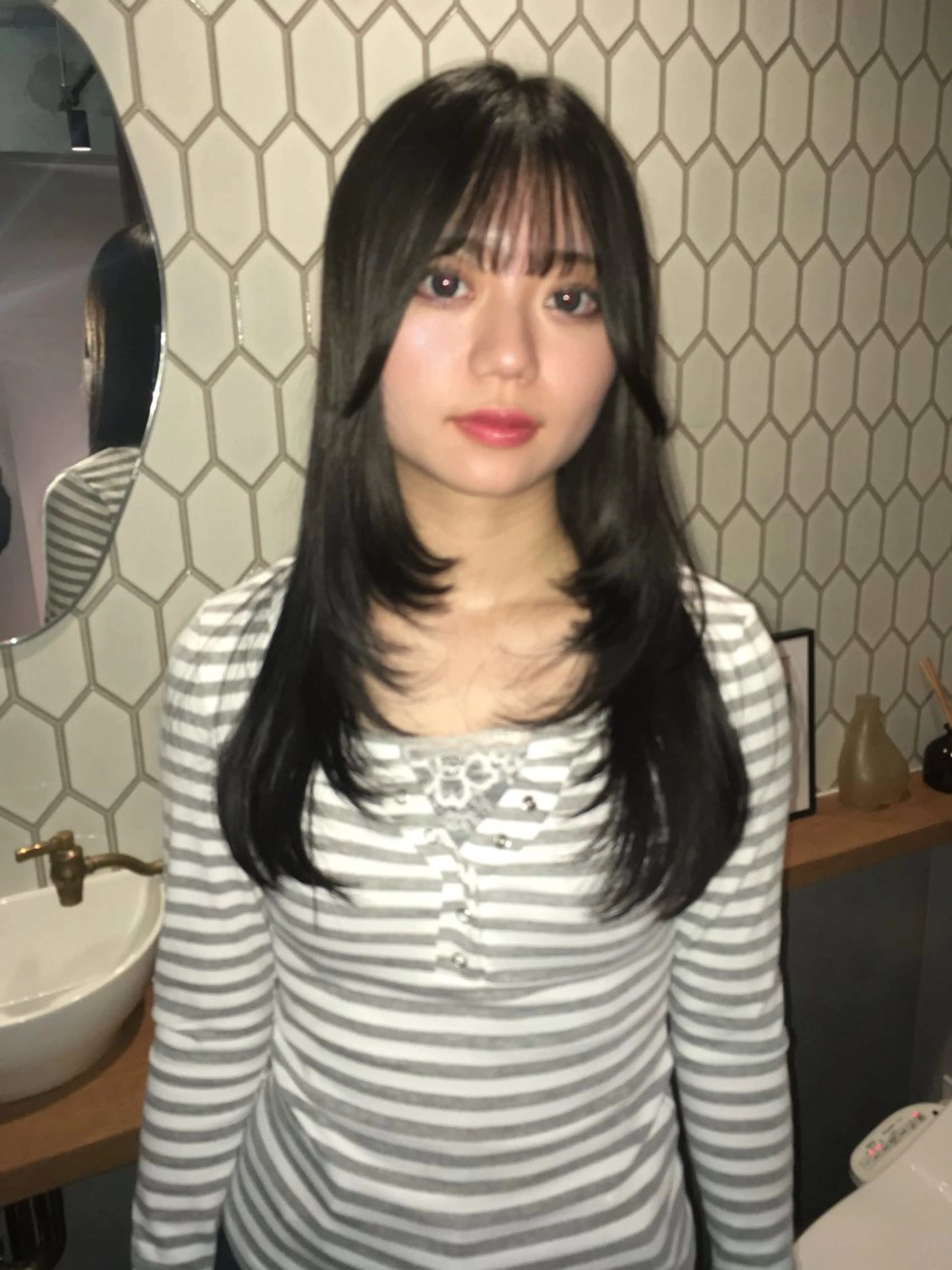 ロング ヘアカラー Elilume MIYUのヘアスタイル