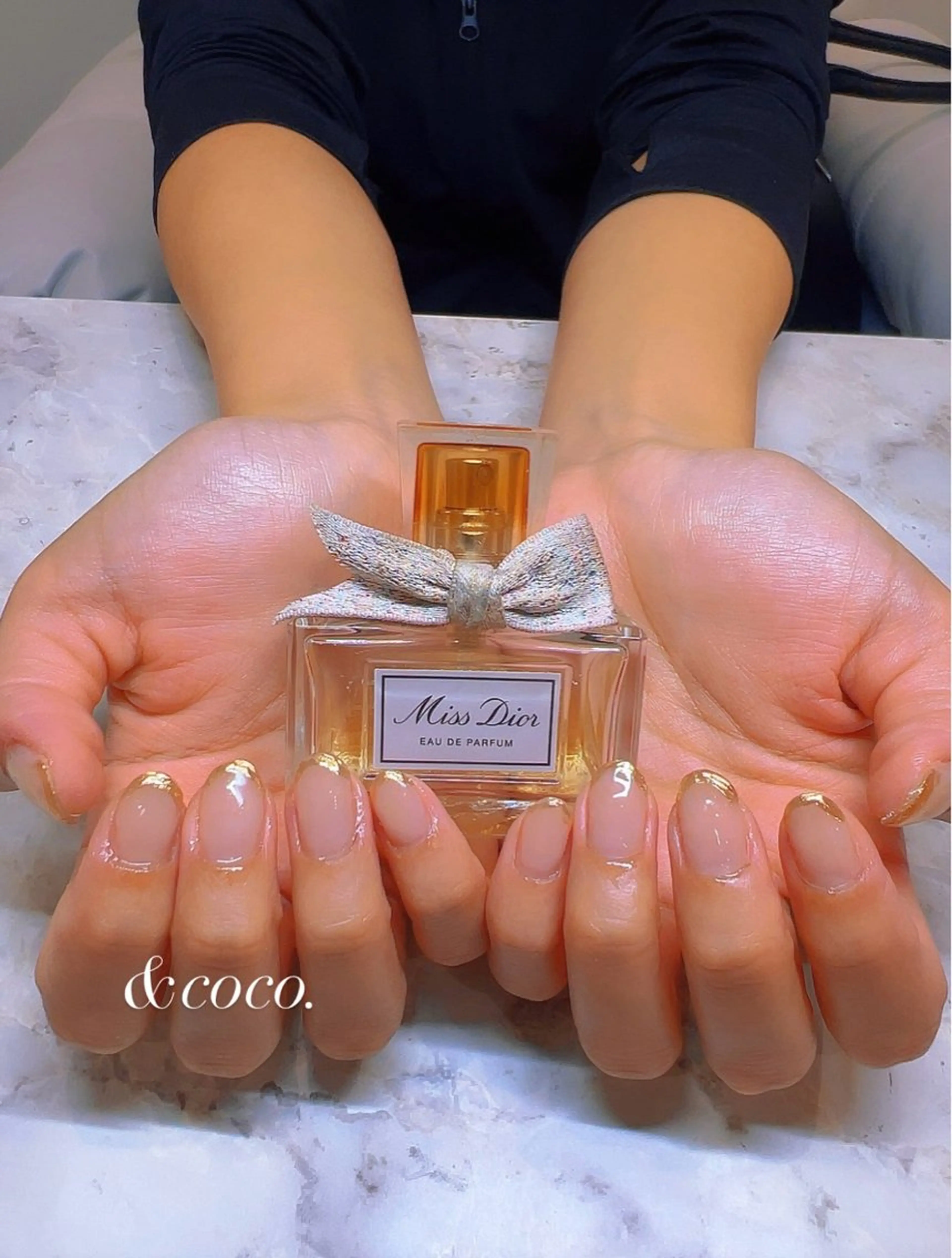 ネイル フレンチネイル ミラーネイル ハンドネイル ＆ coco.のネイルデザイン