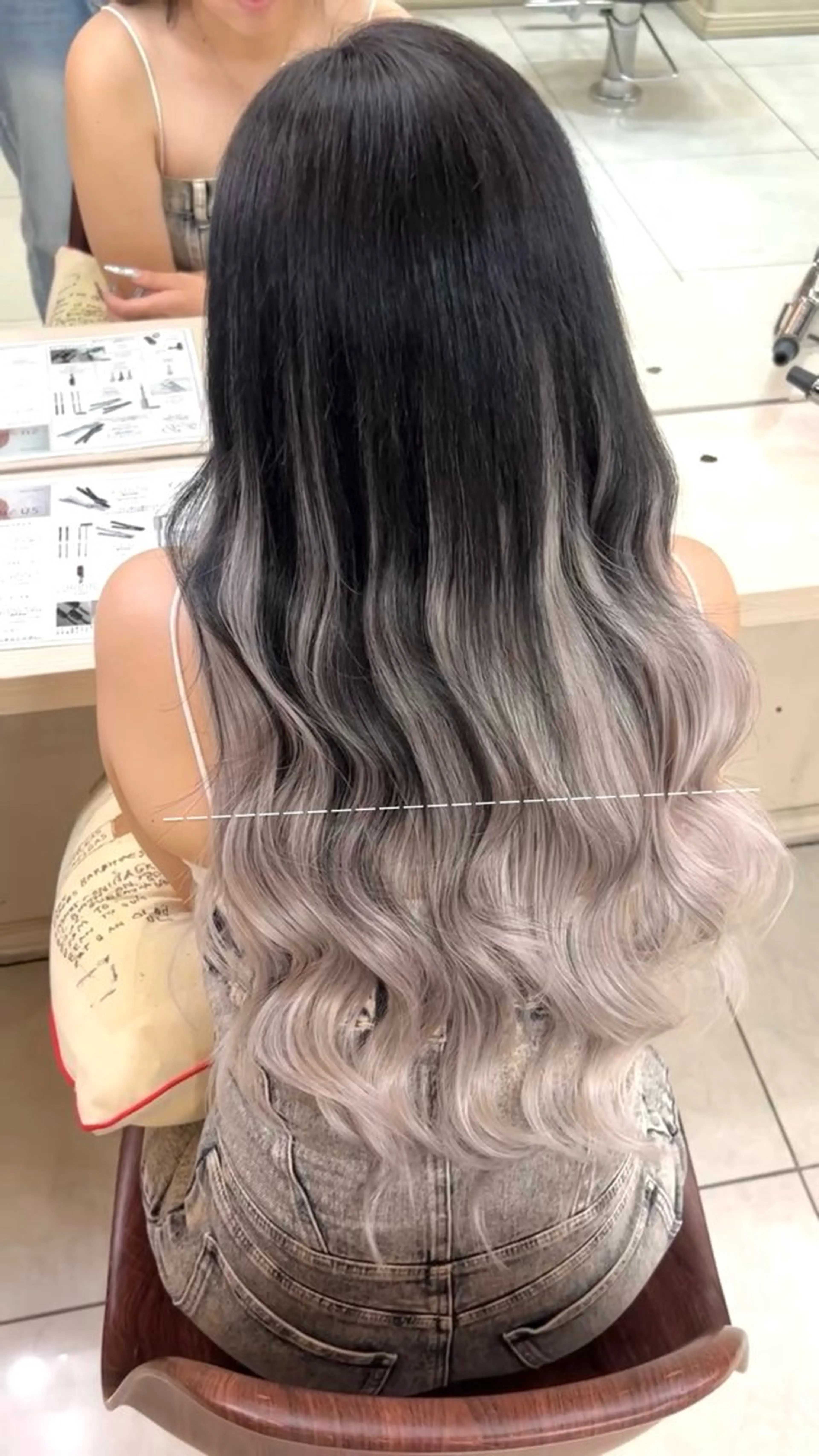 セミロング エクステ 髪質改善🫧艶カラー ✨エクステ🎀しゅりのヘアスタイル