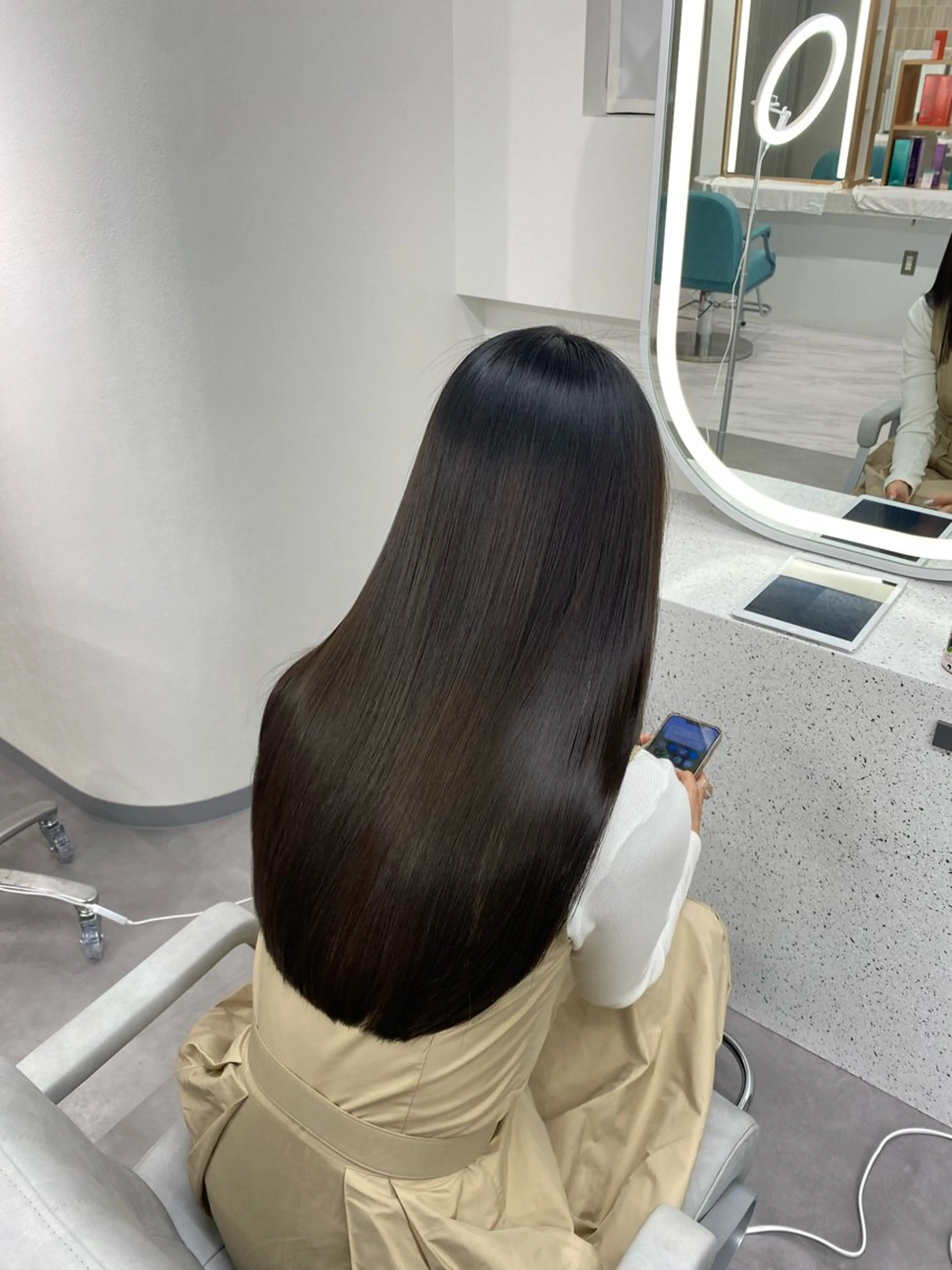 ロング 薮本 真優のヘアスタイル