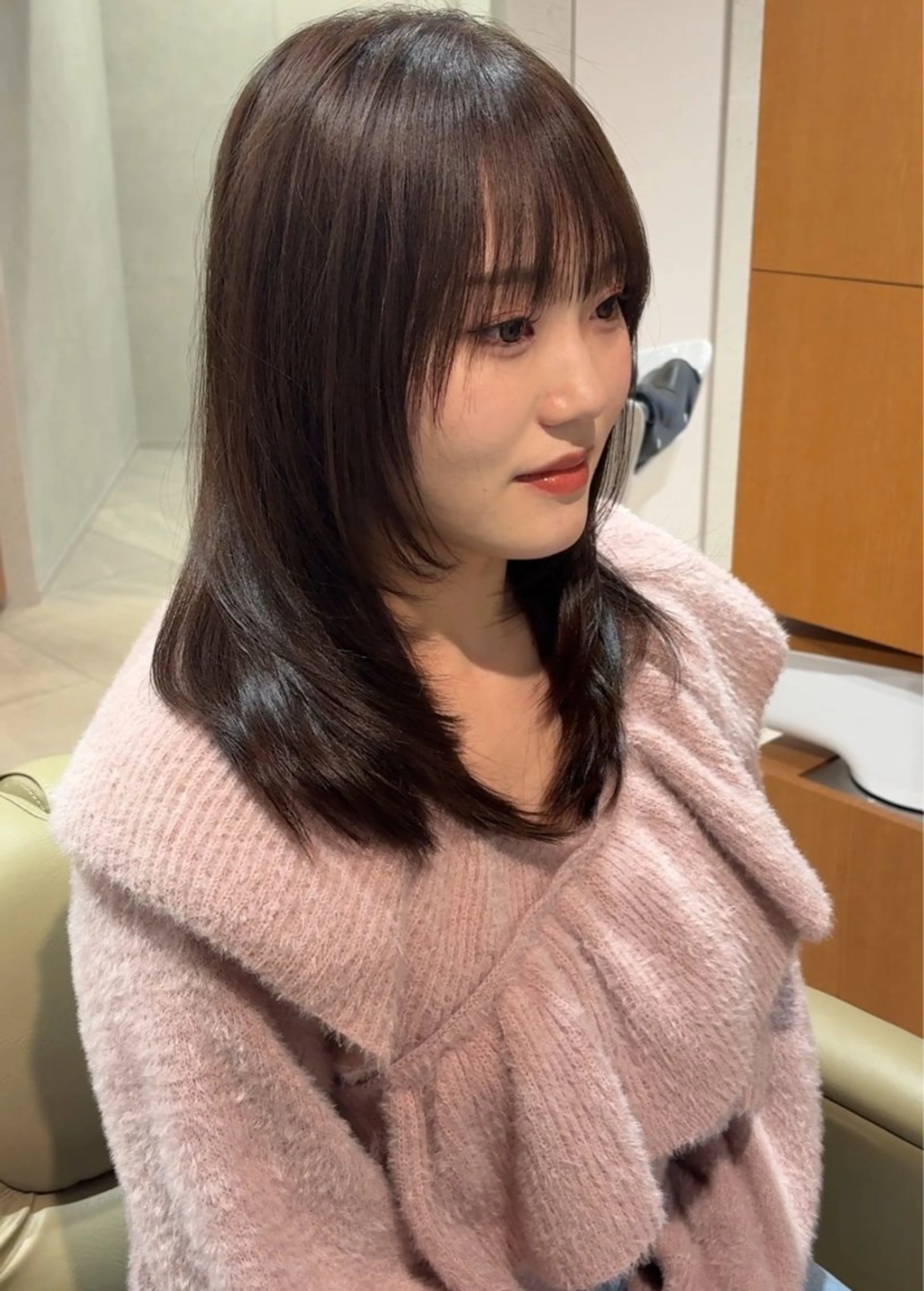 ミディアム ショート/くびれボブ /MAHIROのヘアスタイル