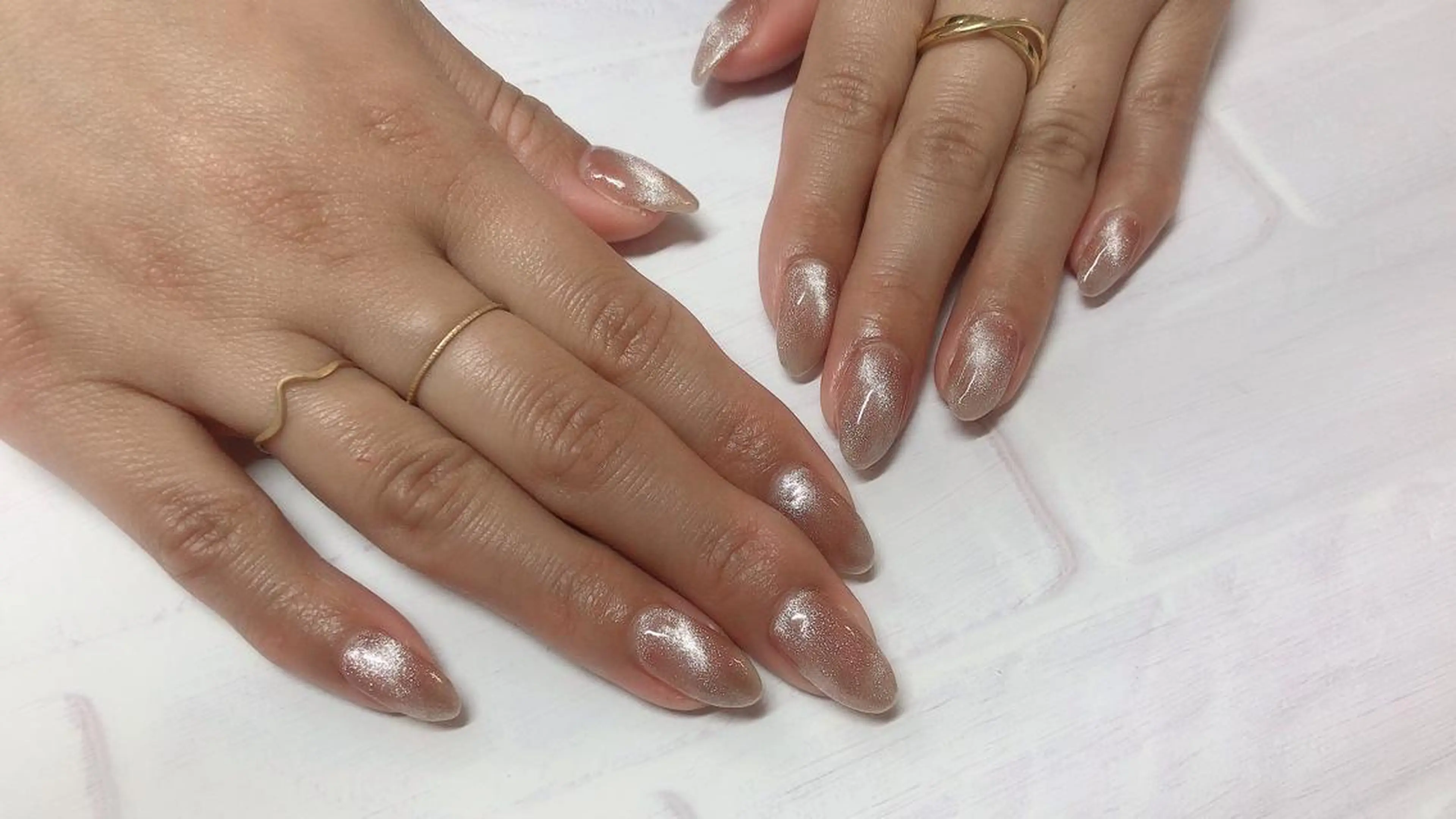 ネイル ジェルネイル マグネットネイル 冬ネイル クリスマス Nail cottageのネイルデザイン