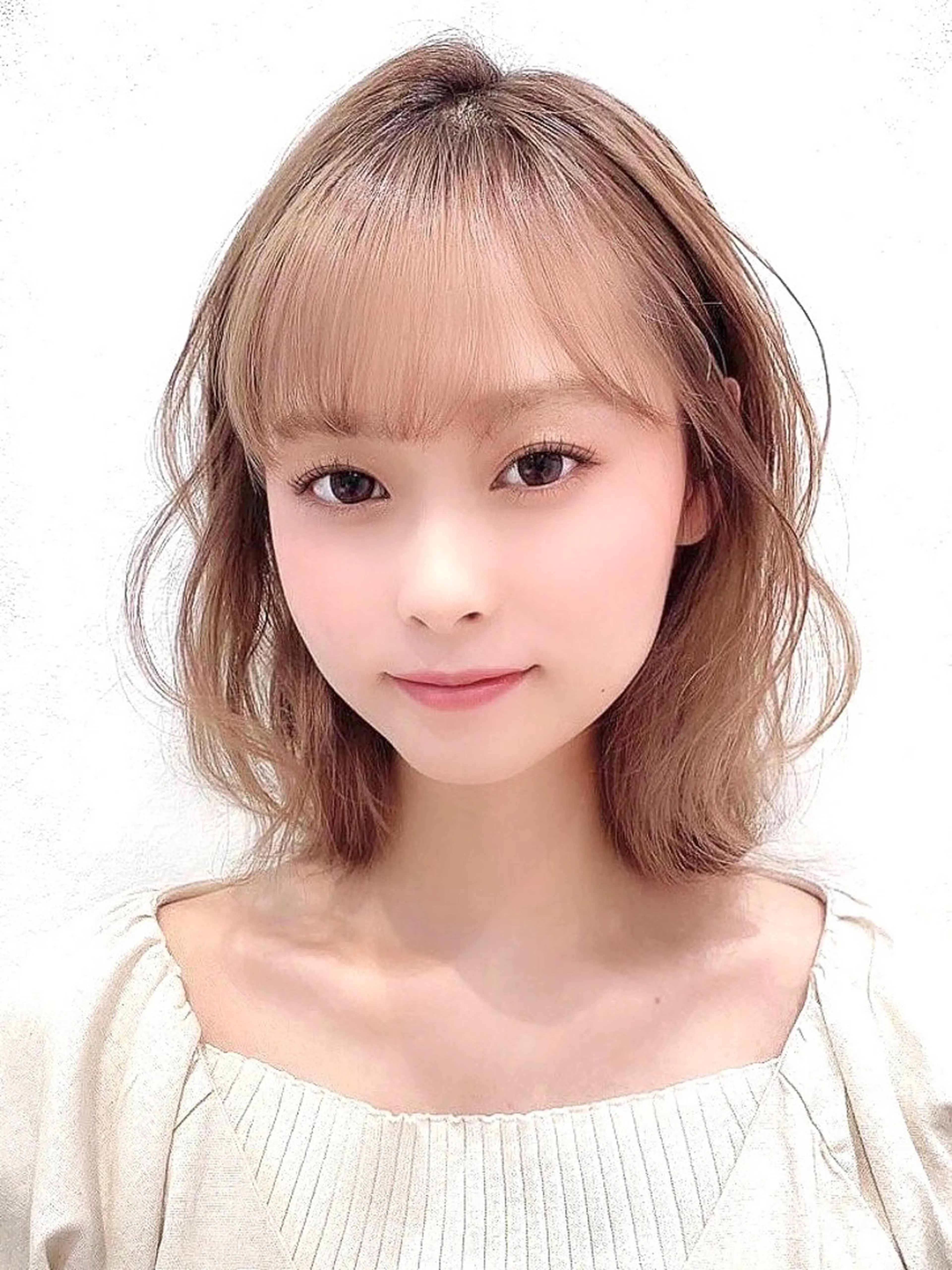 ミディアム カラー カット無料🤍🫧 カラーモデル募集✨のヘアスタイル