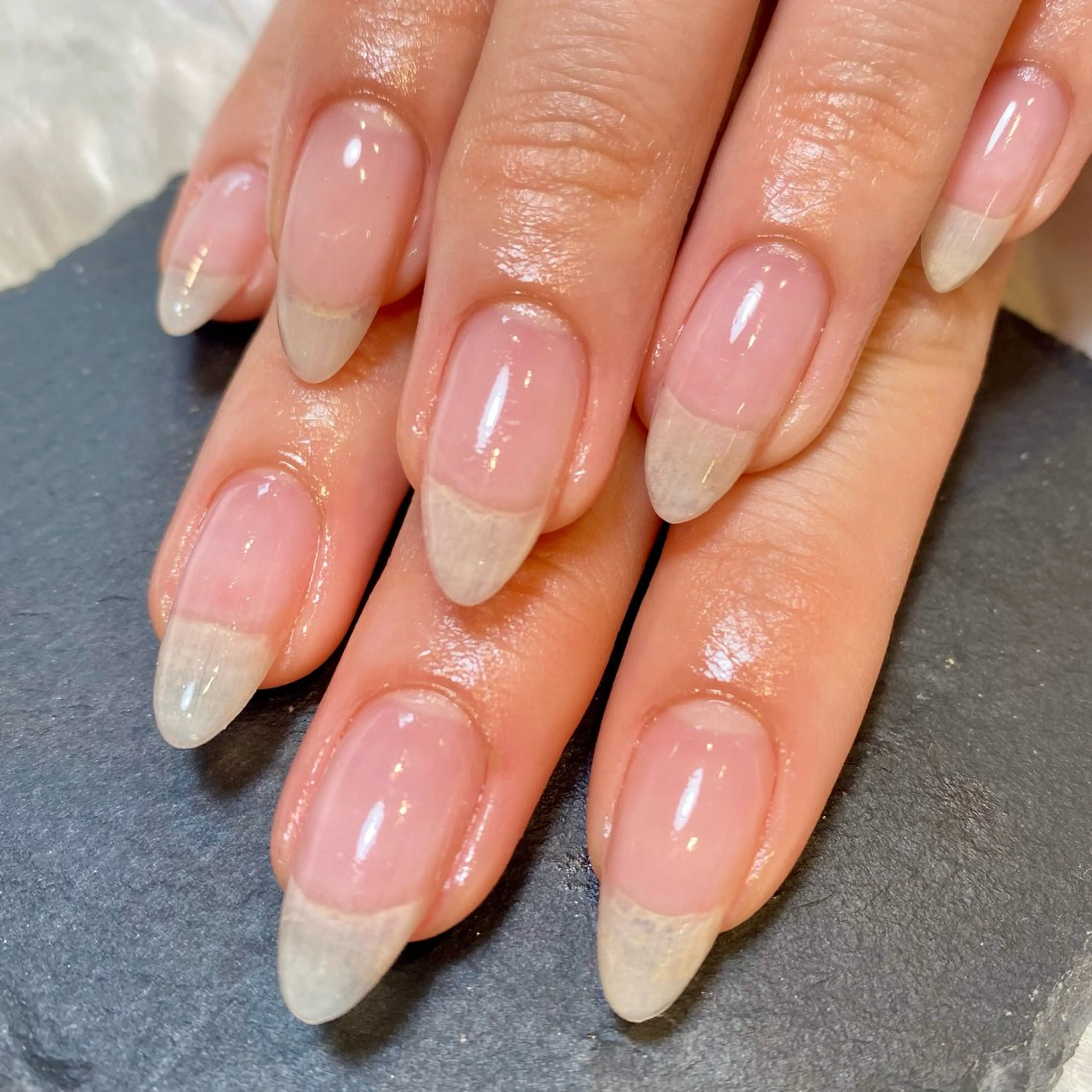 ネイル クリアネイル FREEME 🌼アビのネイルデザイン