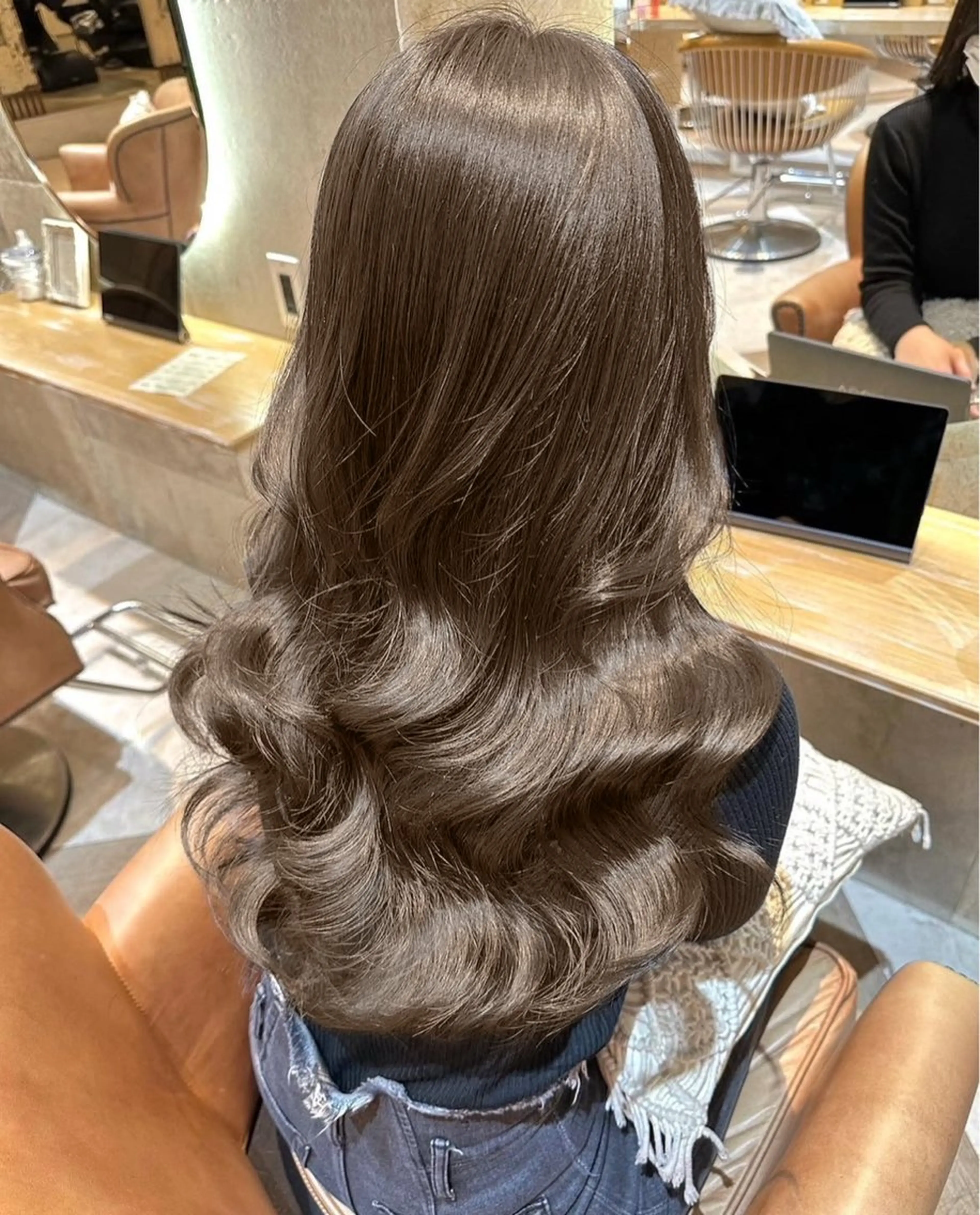 カラー 透明感カラー/ ワンホン/衣音七のヘアスタイル