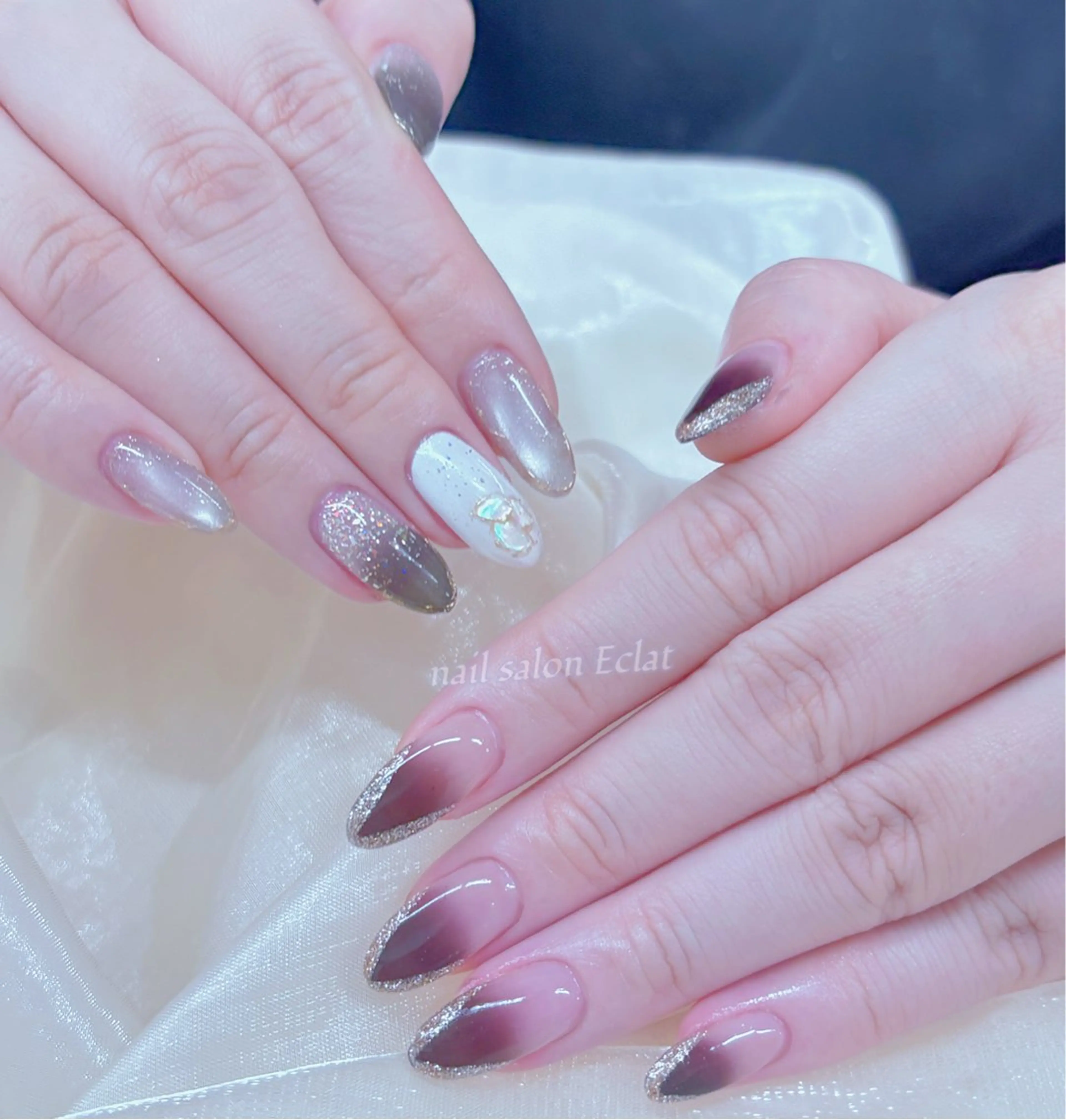 ネイル ハンドネイル ハンドケア ネイルサロンエクラ 🫧Shizukaのネイルデザイン