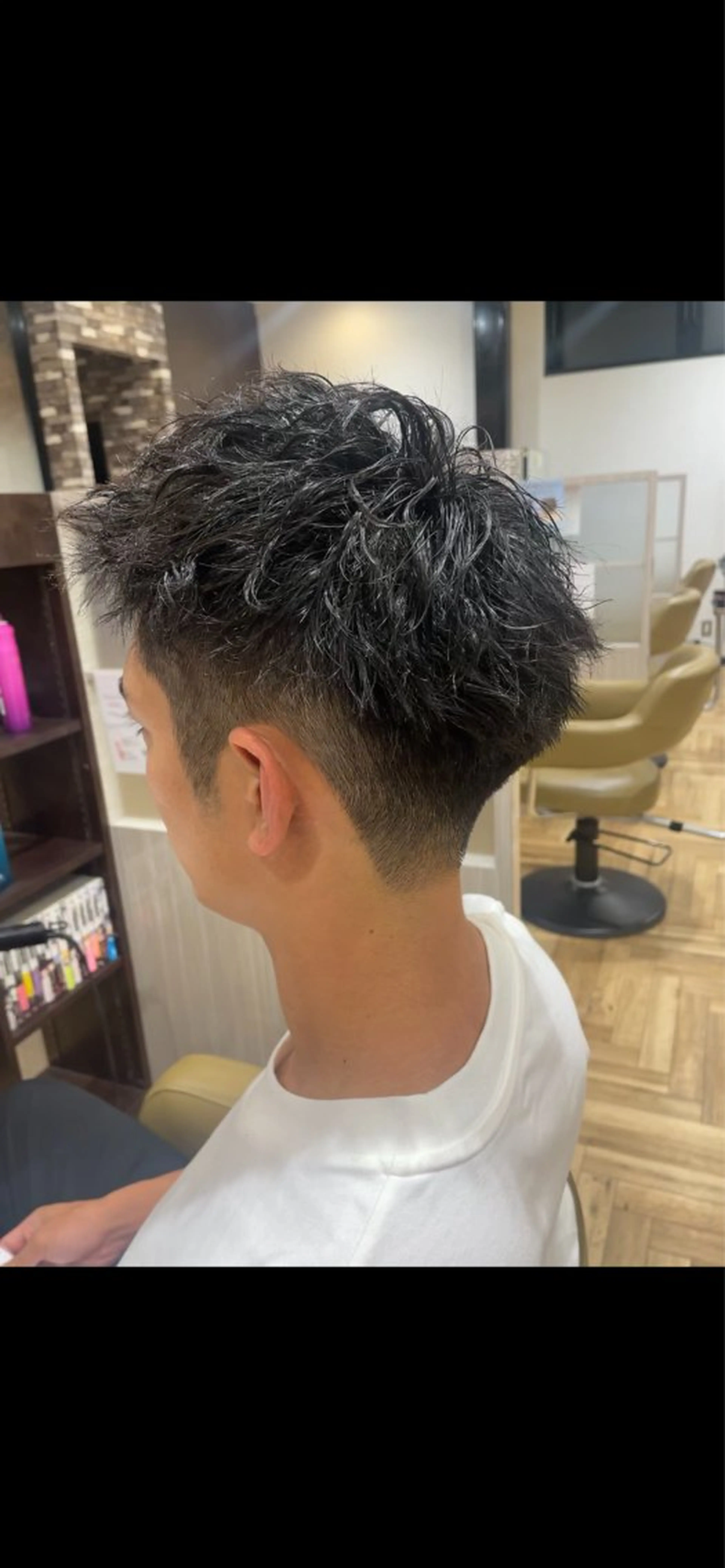 ショート パーマ 中村 誠也のヘアスタイル