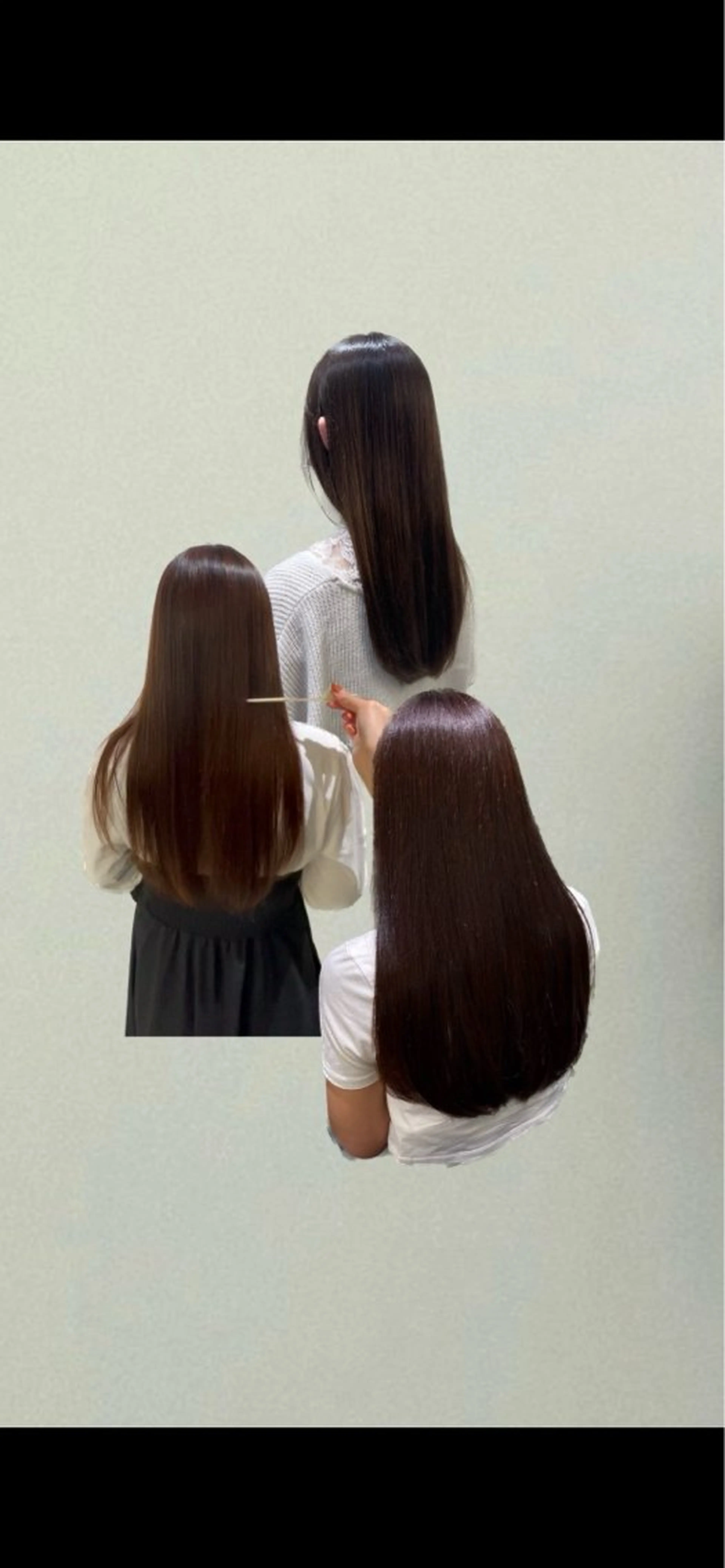 セミロング 安達 萌花のヘアスタイル