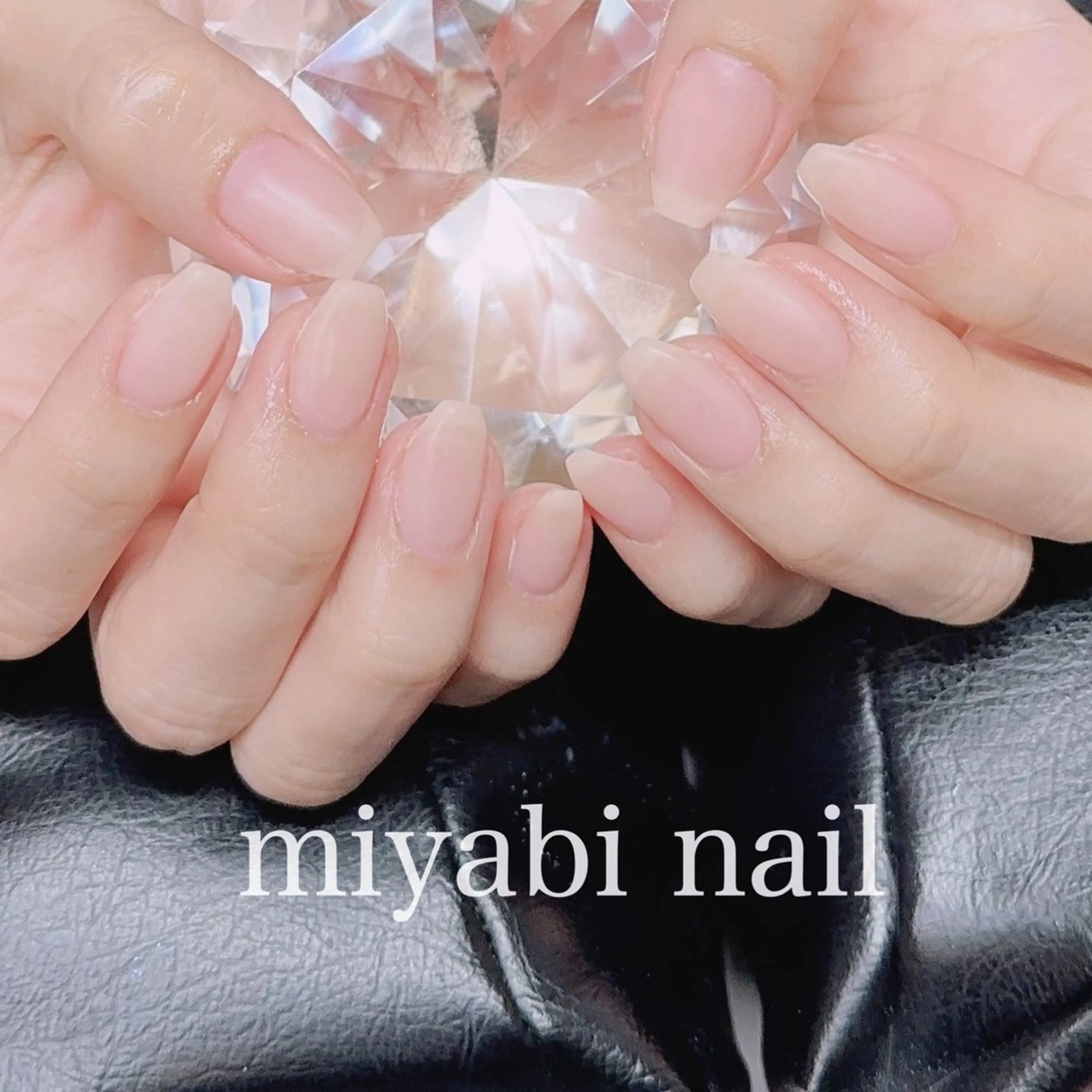 ネイル マットネイル 持ち込み オフィスネイル ピンク スクエアネイル ハンドネイル miyabi nail 桂川駅近くのネイルデザイン